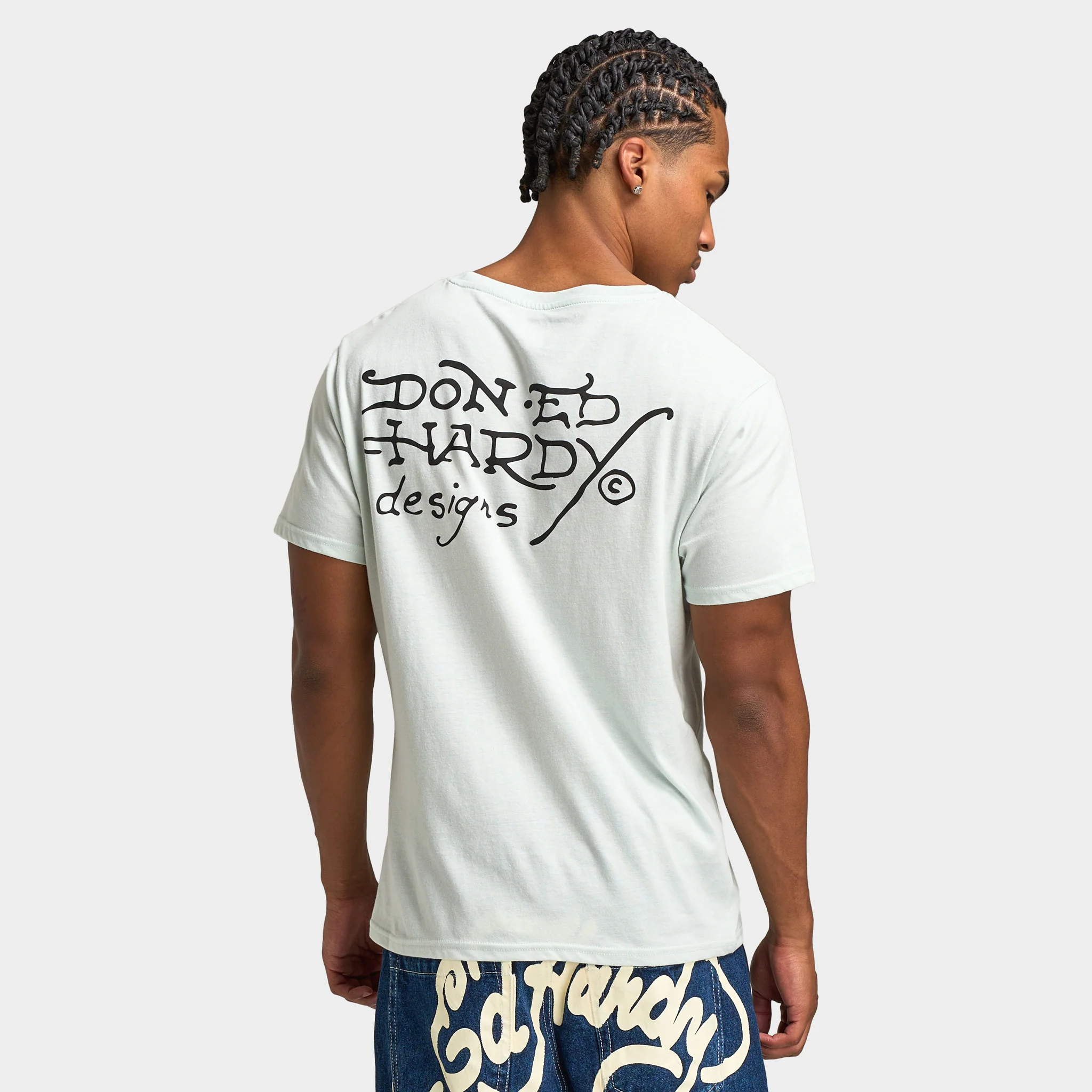 Ed Hardy Heart Hand T-shirt / Arctic Blue