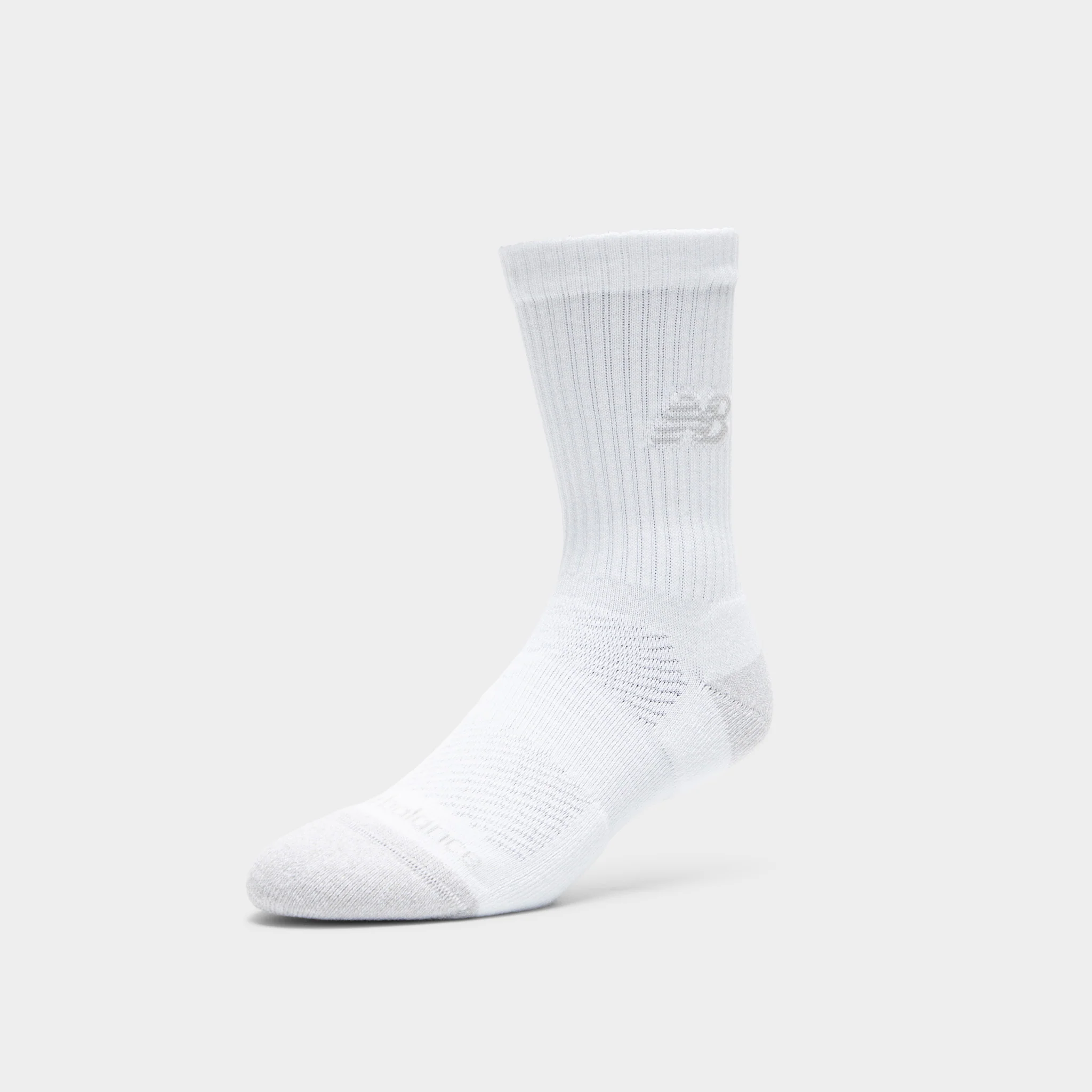 New Balance Active Cushion Crew Socks (3-Pack) / White