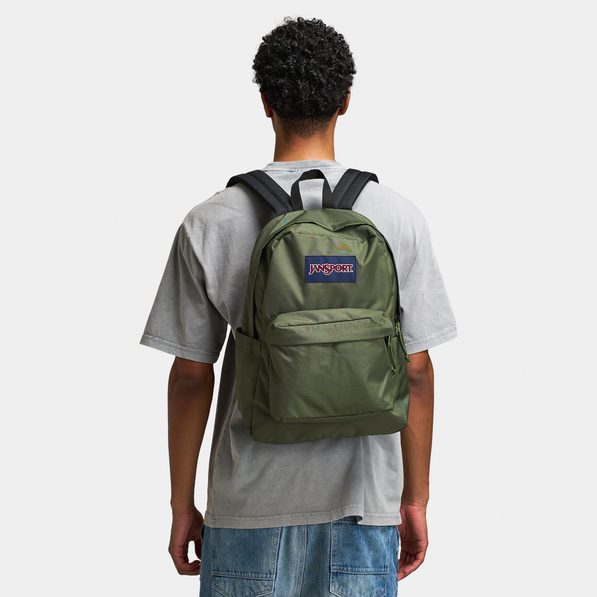 JanSport SuperBreak Plus Backpack / Cargo Green