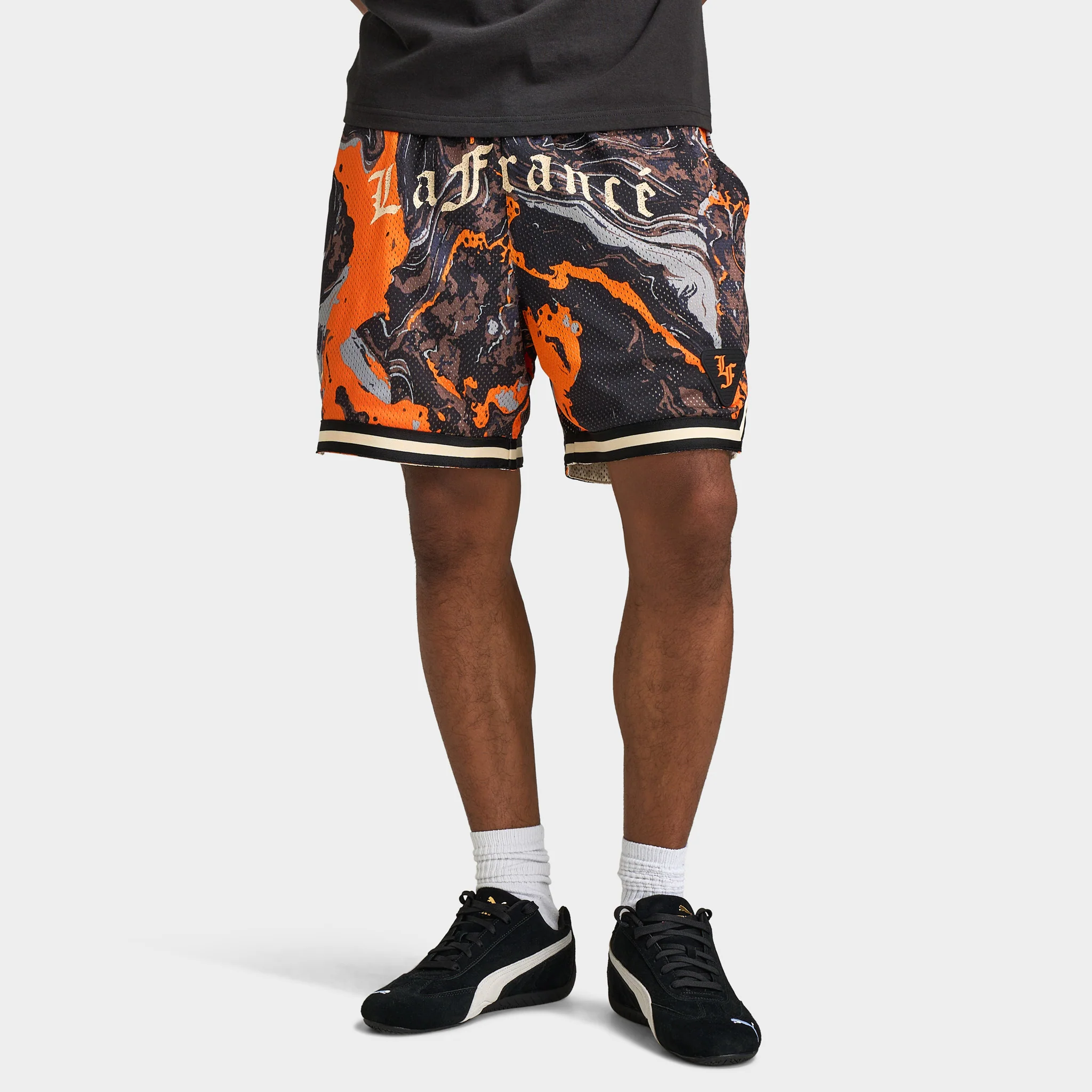 Puma Lafrance HEEM Era 6" Short Orange Glo / AOP
