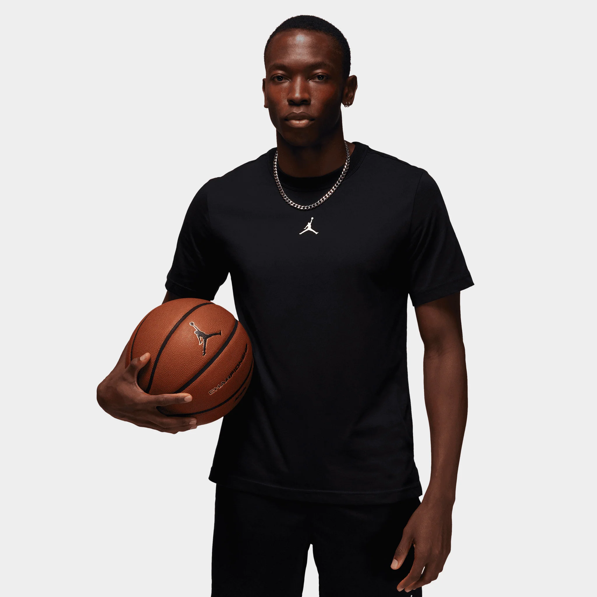Jordan Sport Dri-FIT T-shirt Black / White
