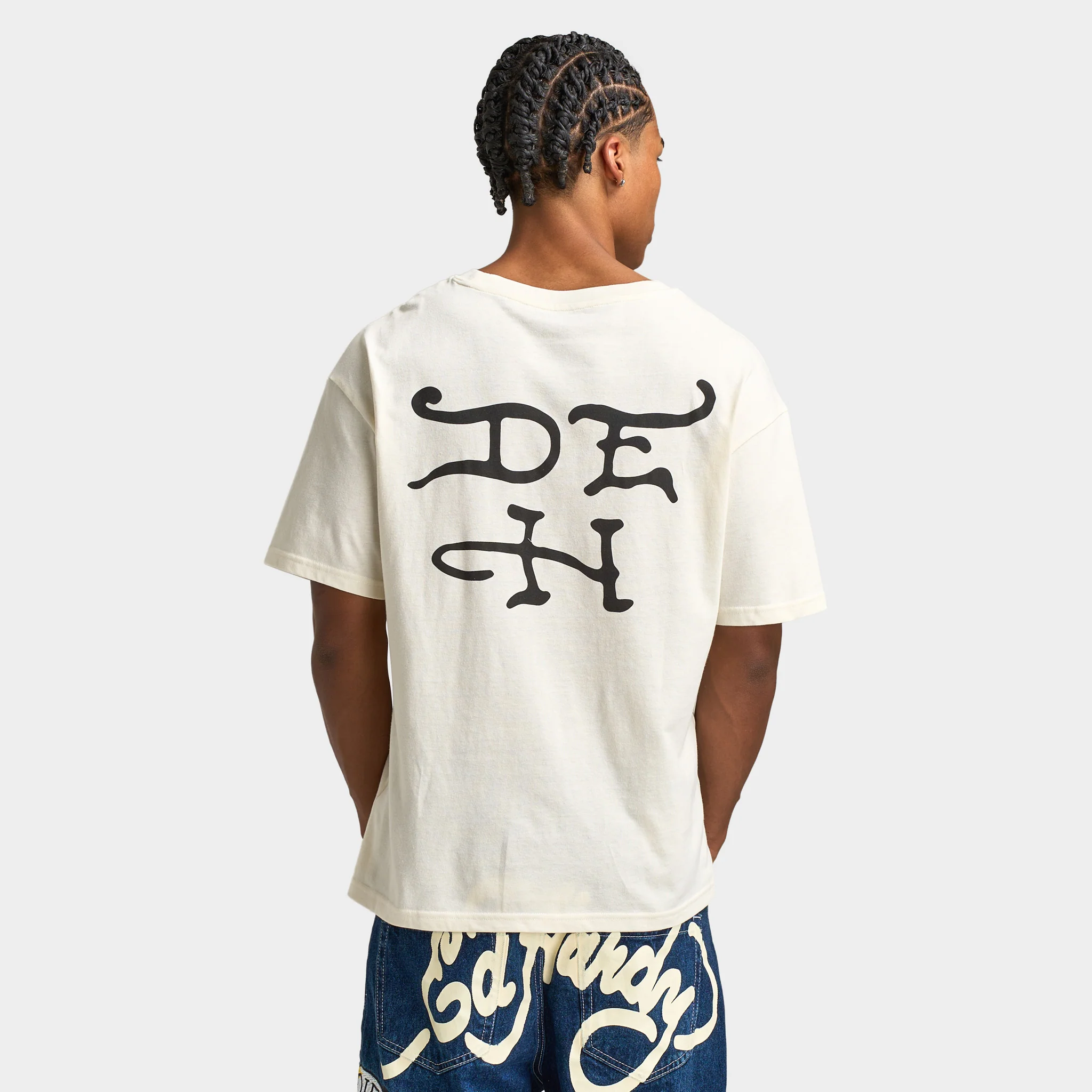 Ed Hardy Wolf Head T-Shirt / Vintage Ivory