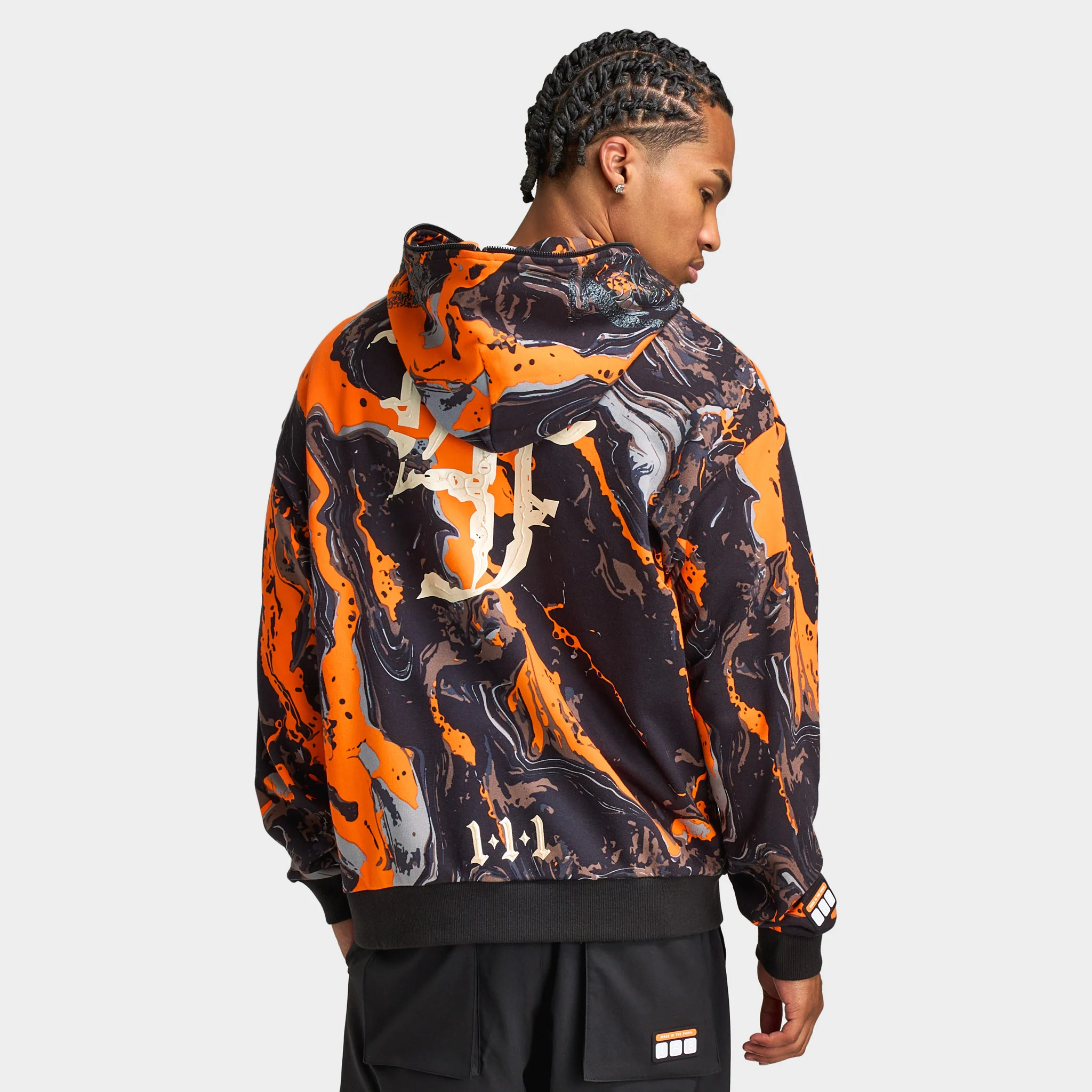 Puma LaFrance HEEM Era Full Zip Orange Glo / AOP