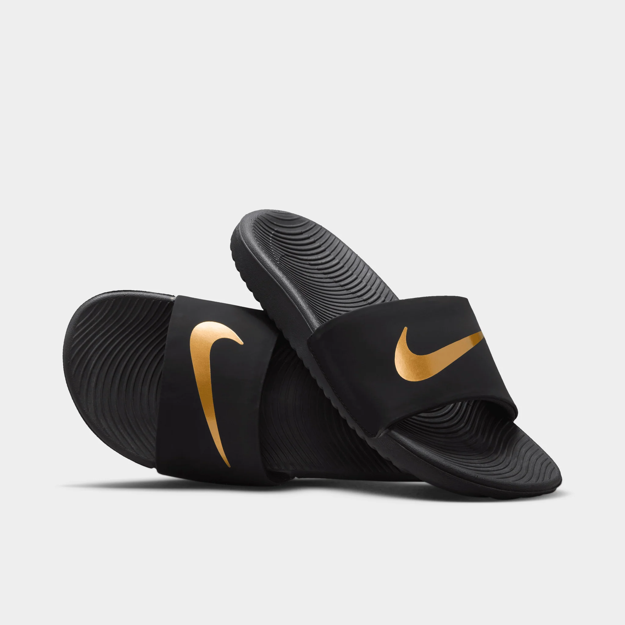 Nike Kawa Slide GS Black / Metallic Gold