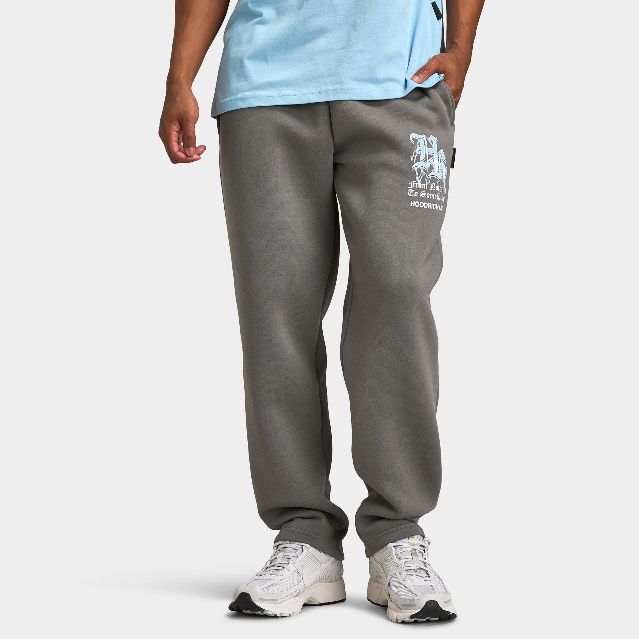 Hoodrich Tornado Oversized Open Hem Jogger Lava Smoke / Whit