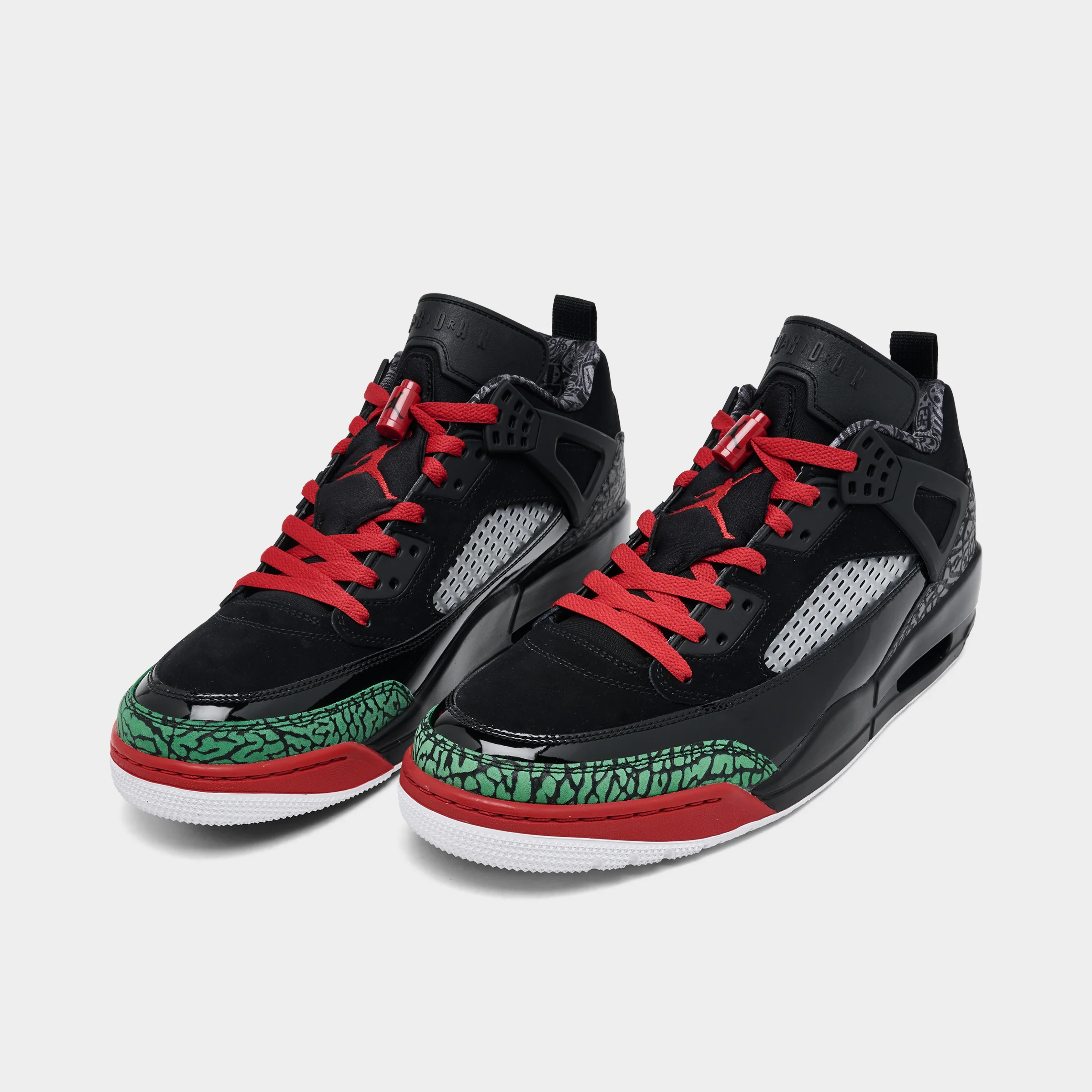 Jordan Spizike Low Black / Varisty Red - Classic Green