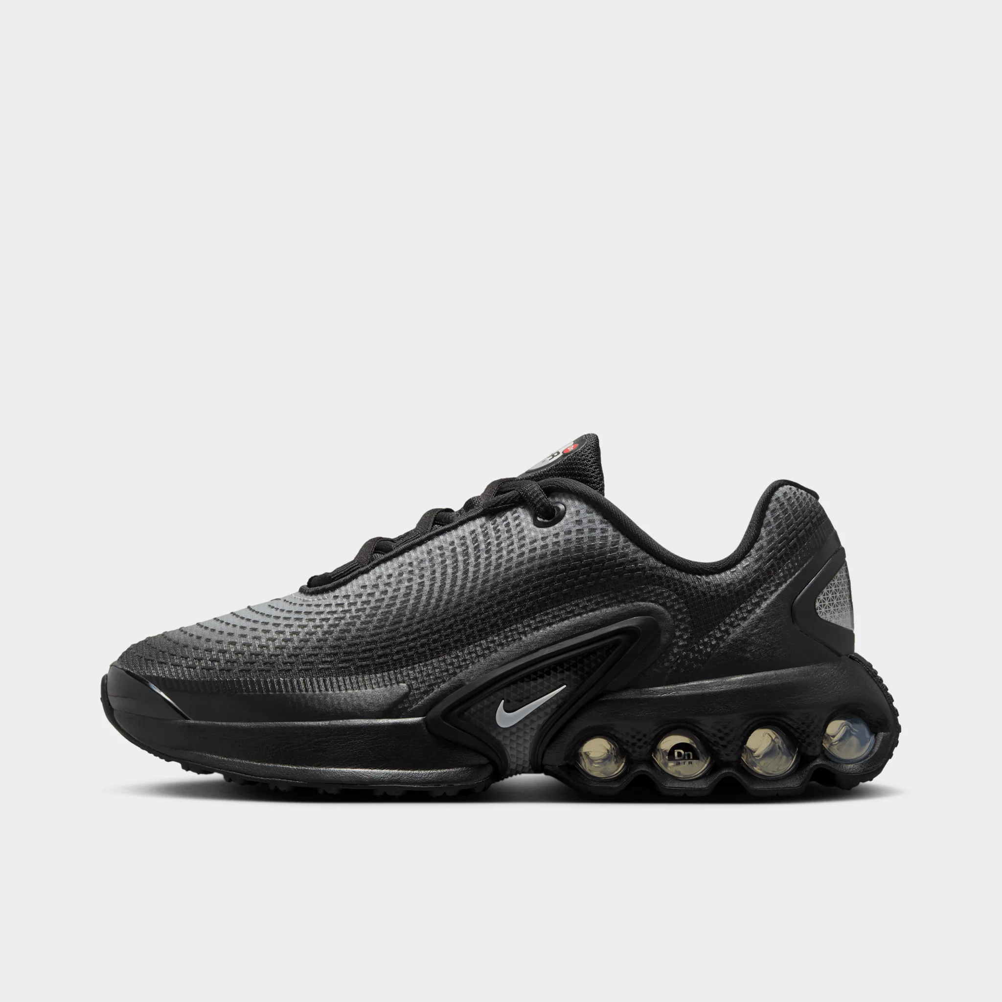 Nike Air Max DN GS Black / Light Smoke Grey - Metallic Silver
