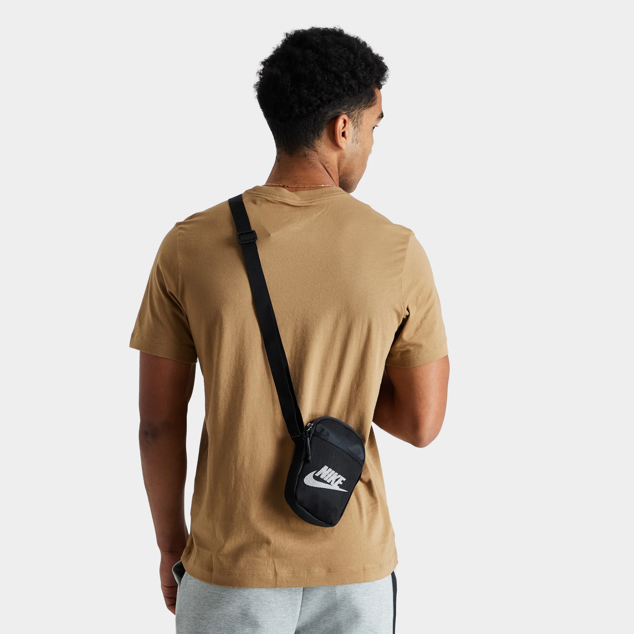 Nike Heritage Crossbody Bag Black / Black - White