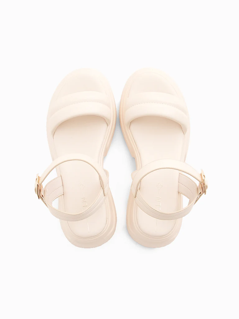 Almond Flatform Sandals