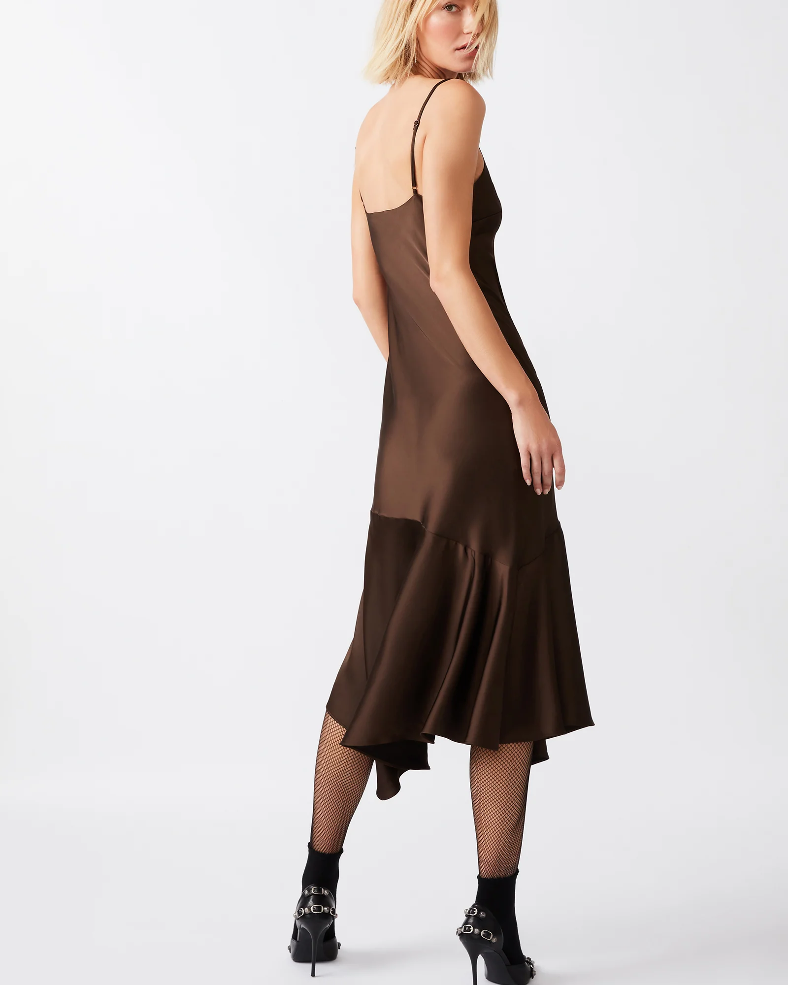 LUCILLE DRESS BROWN