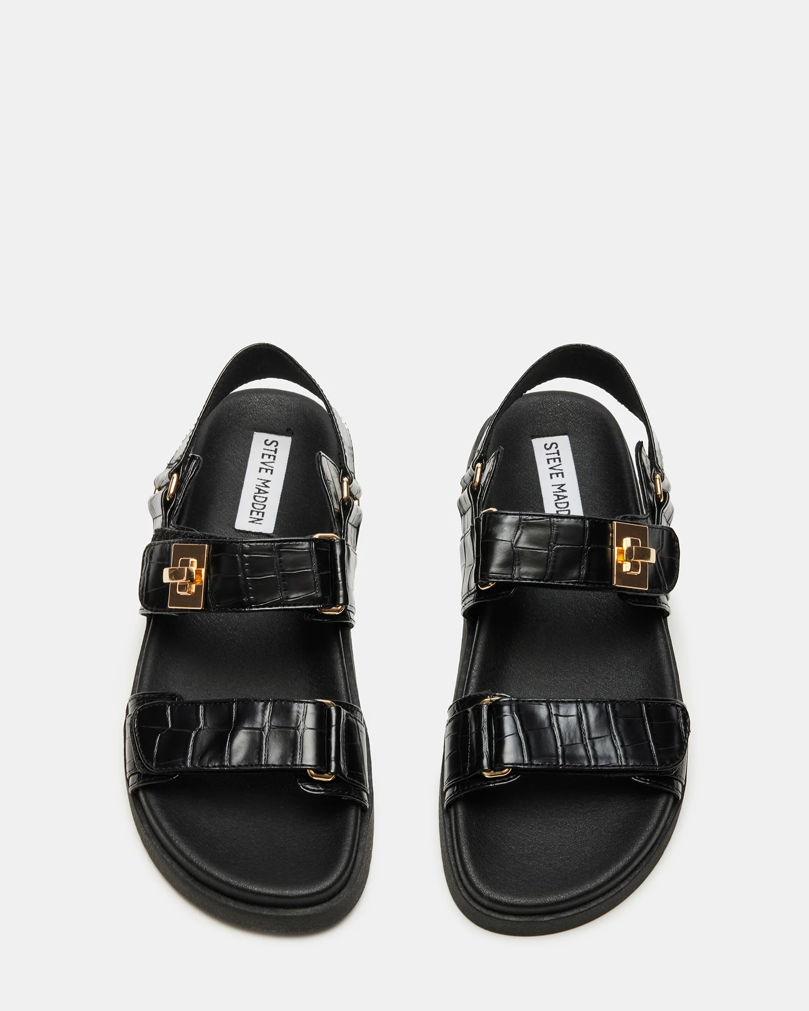 MONA BLACK CROCODILE