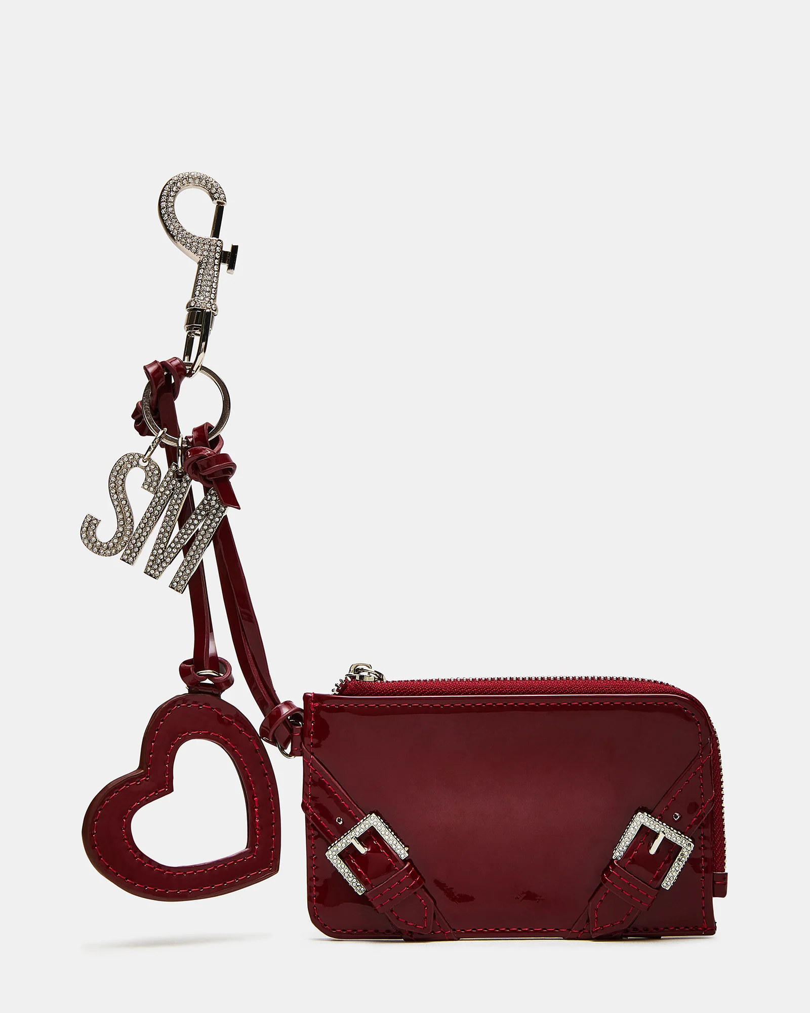 EVELYN BAG AND AMORE BAG CHARM BURGUNDY BUNDLE