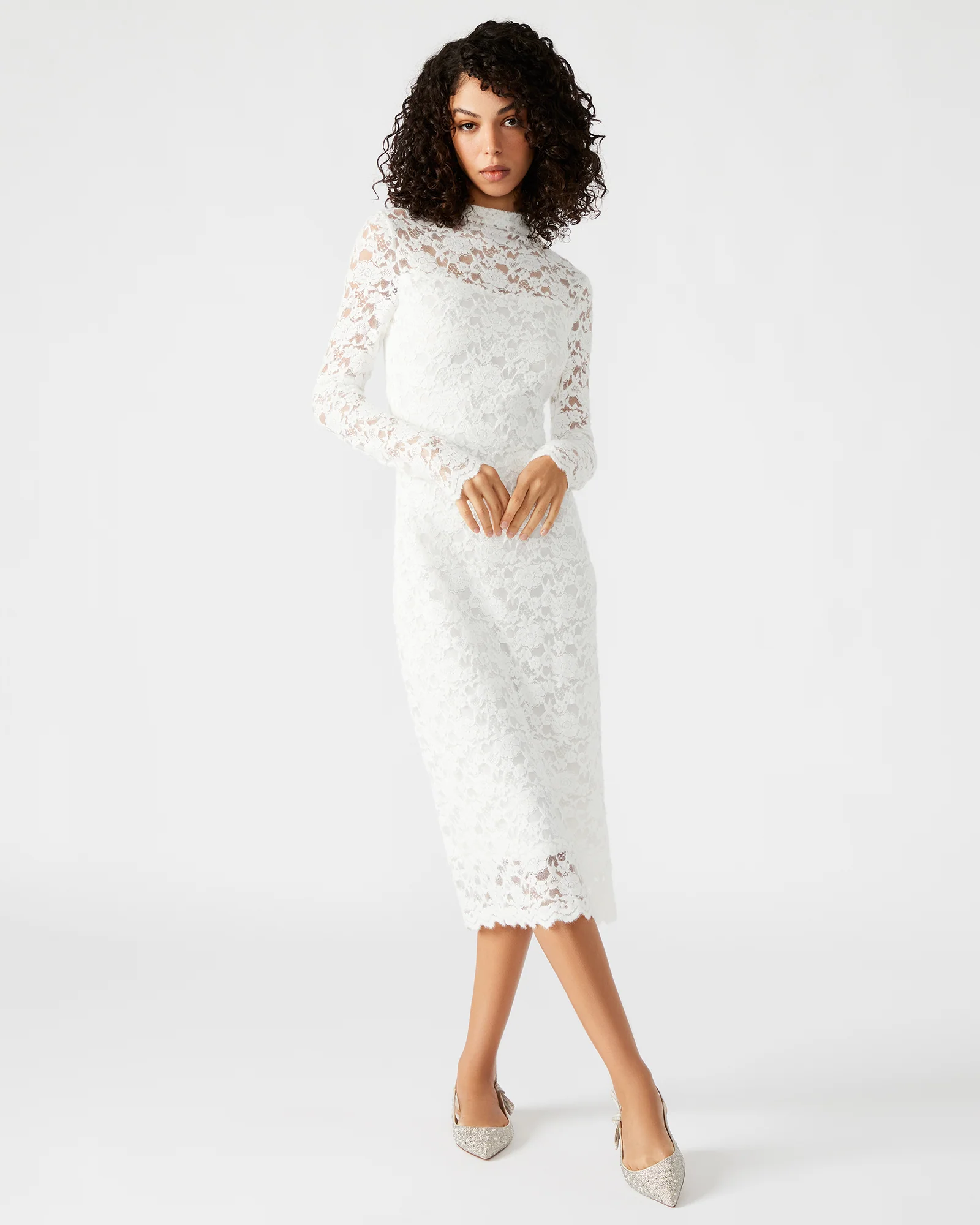 VIVIENNNE LACE DRESS IVORY