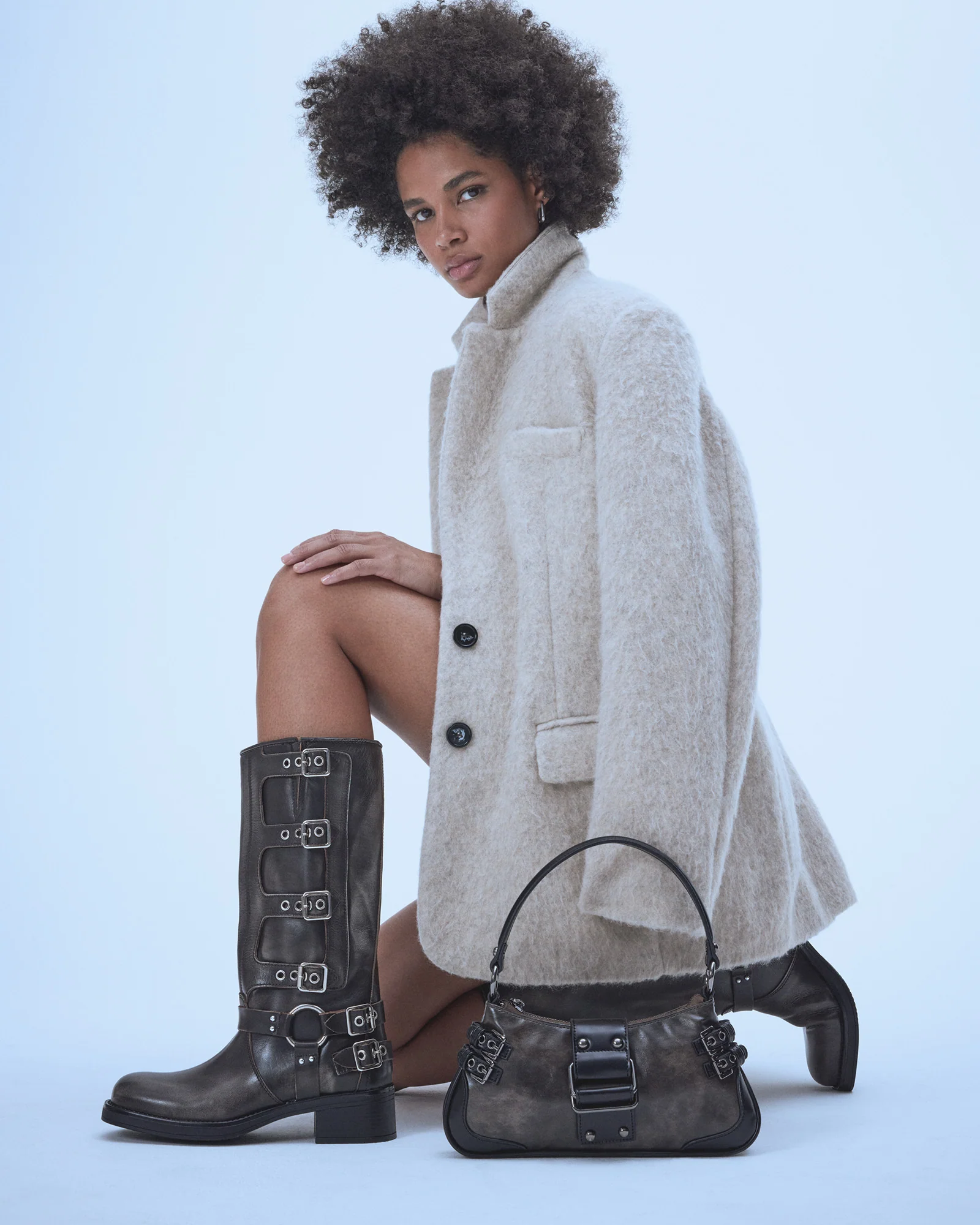 NICO BAG BROWN DISTRESSED