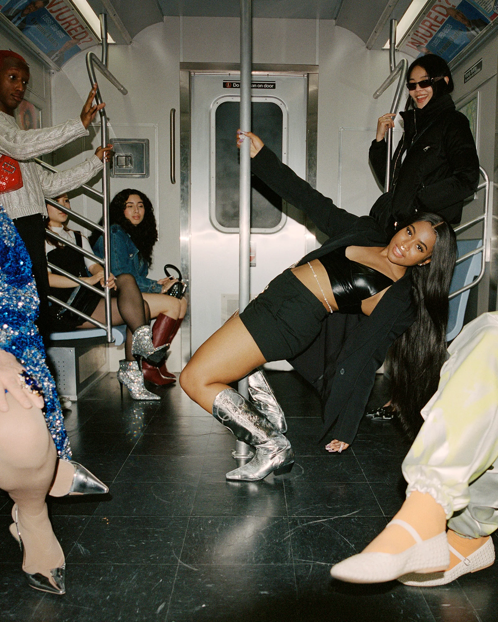 DOLLIE SILVER LEATHER