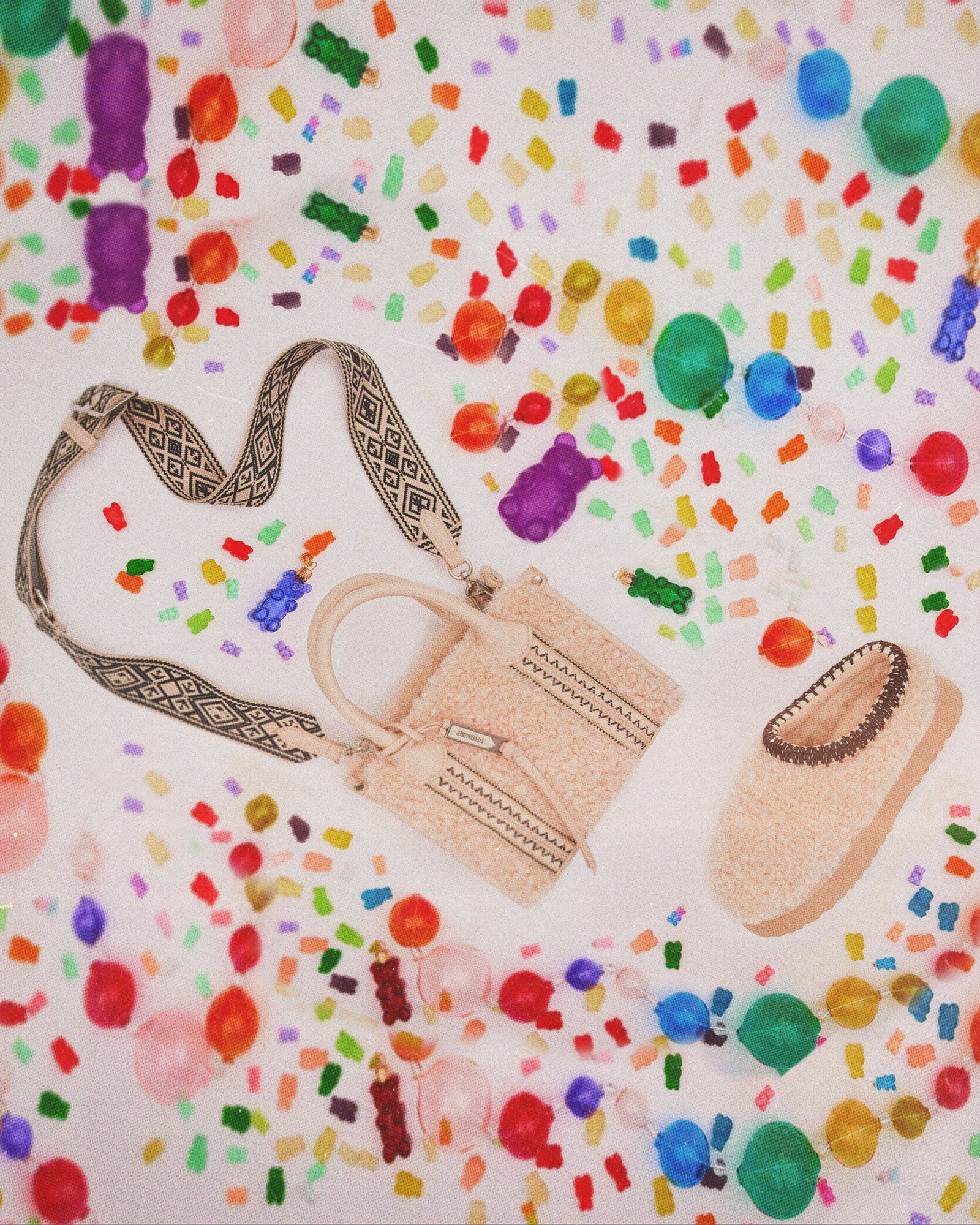 SELENA BAG CREAM MULTI