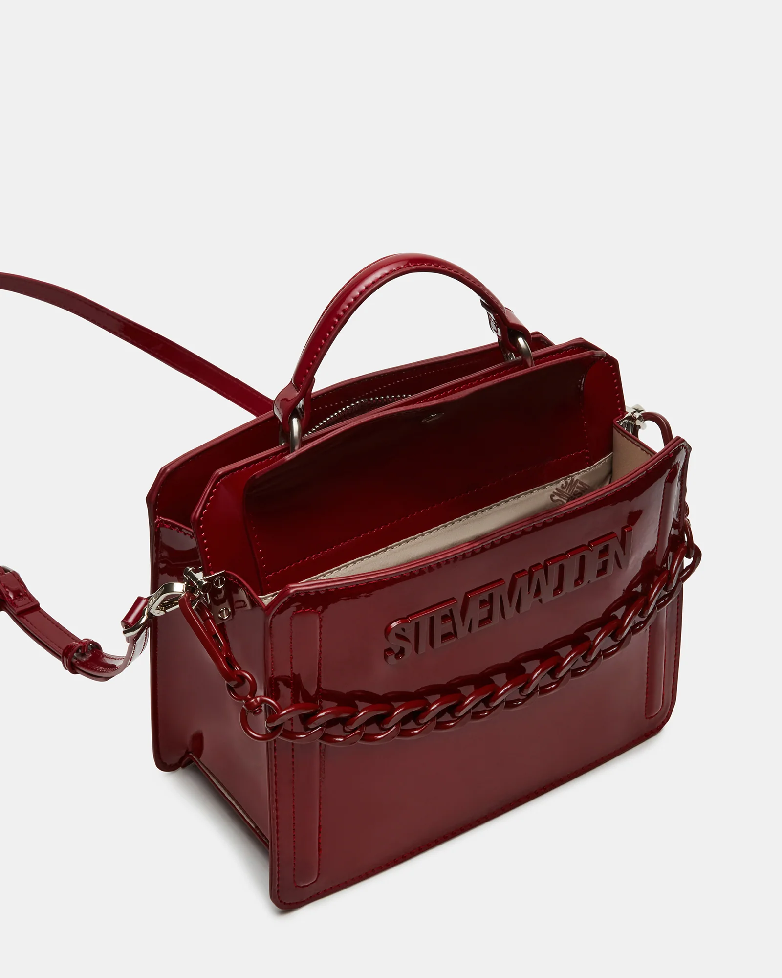 EVELYN BAG AND AMORE BAG CHARM BURGUNDY BUNDLE