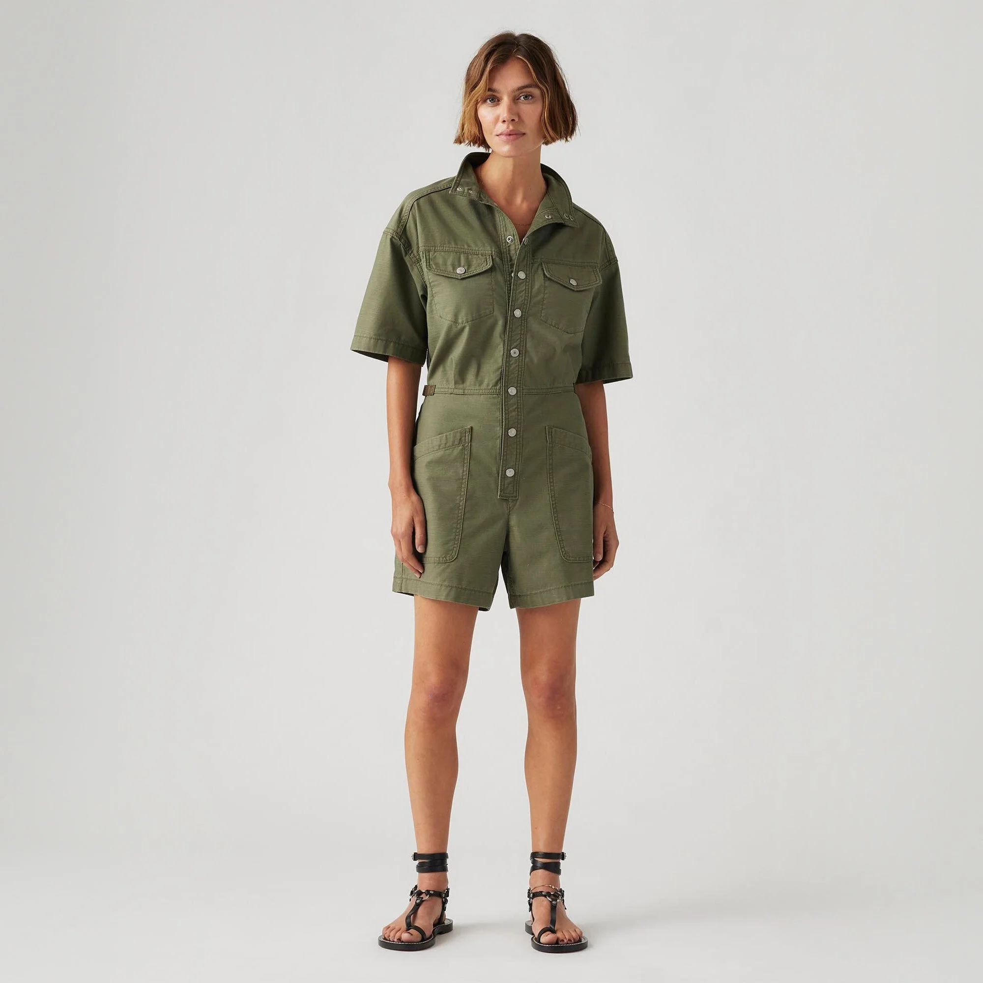 Levi's® Women's Short-Sleeve Surplus Romper