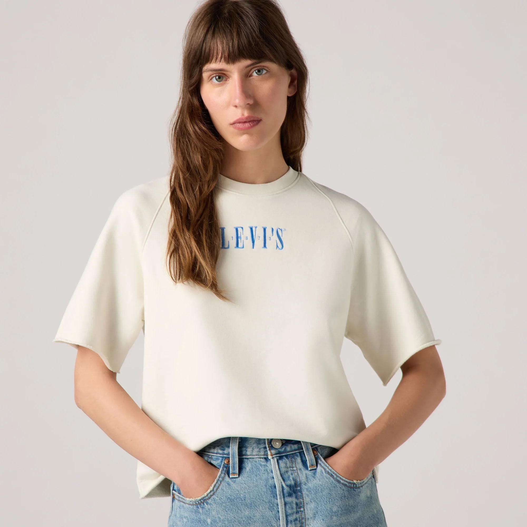 Levi's® Women's Diana Graphic Short-Sleeve Sweatshirt