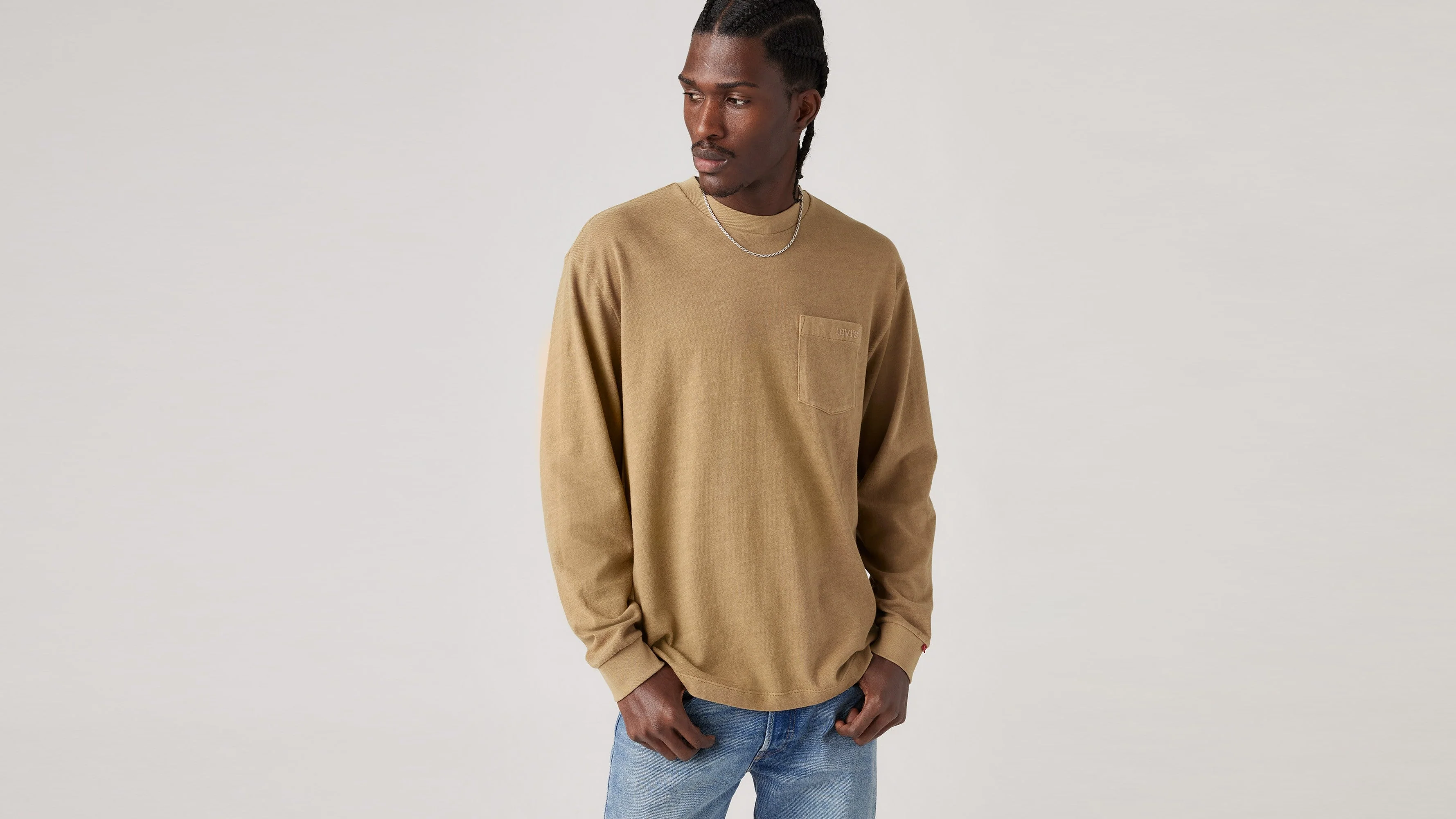 Levi's® Men's Long-Sleeve Authentic Pocket T-Shirt