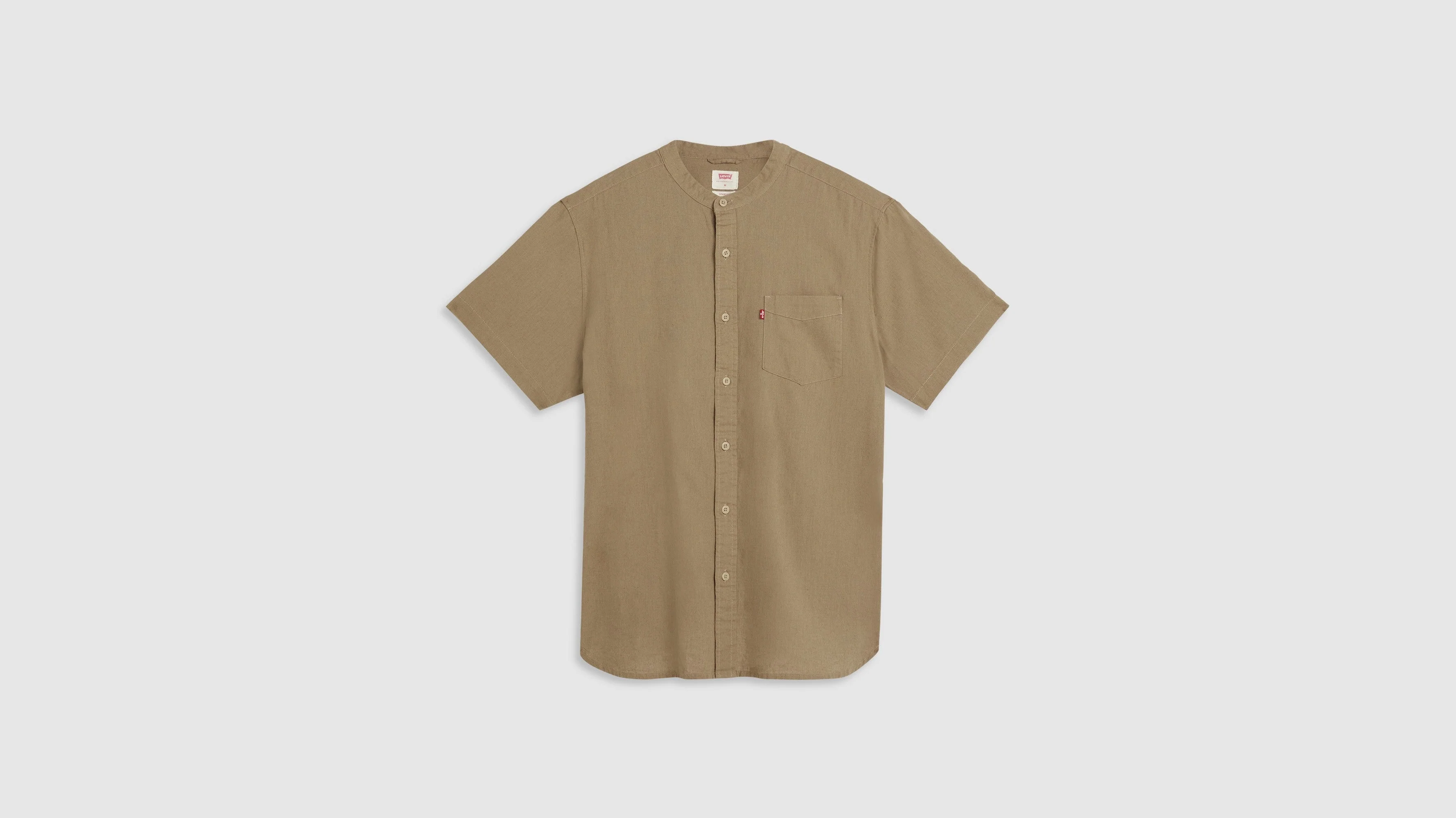 Levi's® Men's Short-Sleeve Banded Collar Shirt