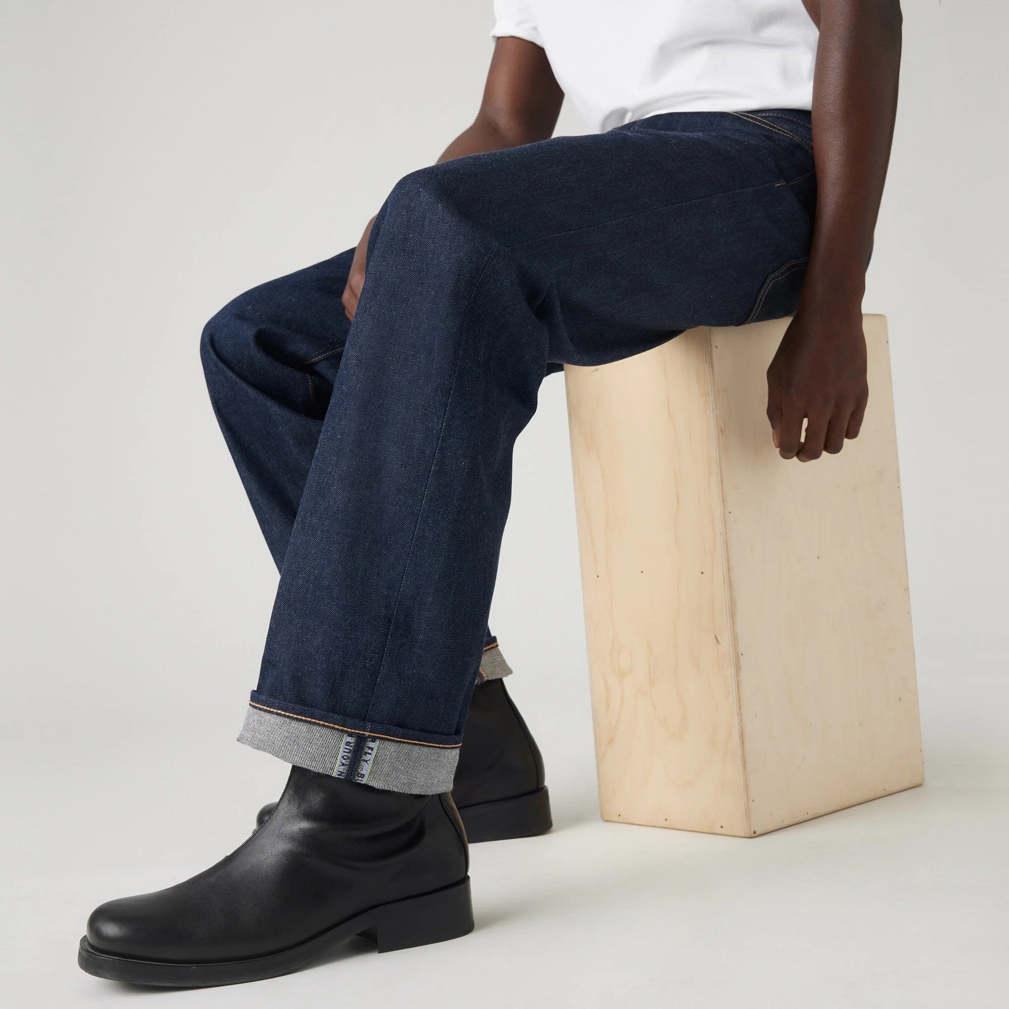 Levi's® Men's 501® Original Shrink-to-Fit™ Selvedge Jeans