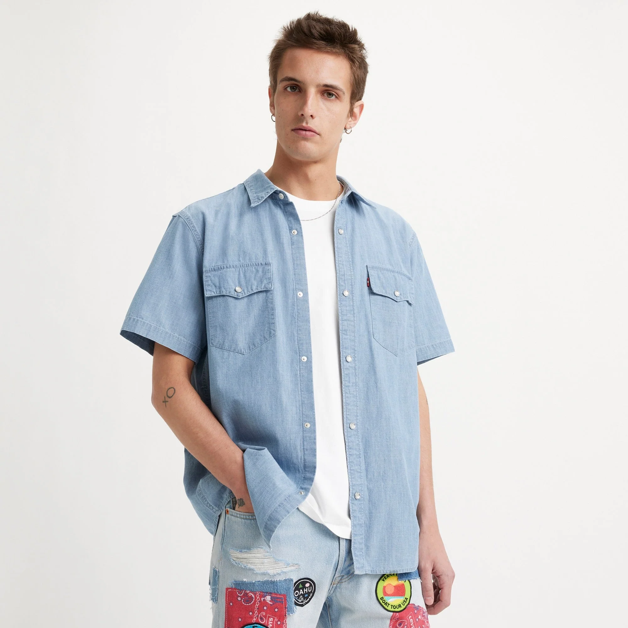 Levi's® Men's Short-Sleeve Relaxed Fit Western Shirt