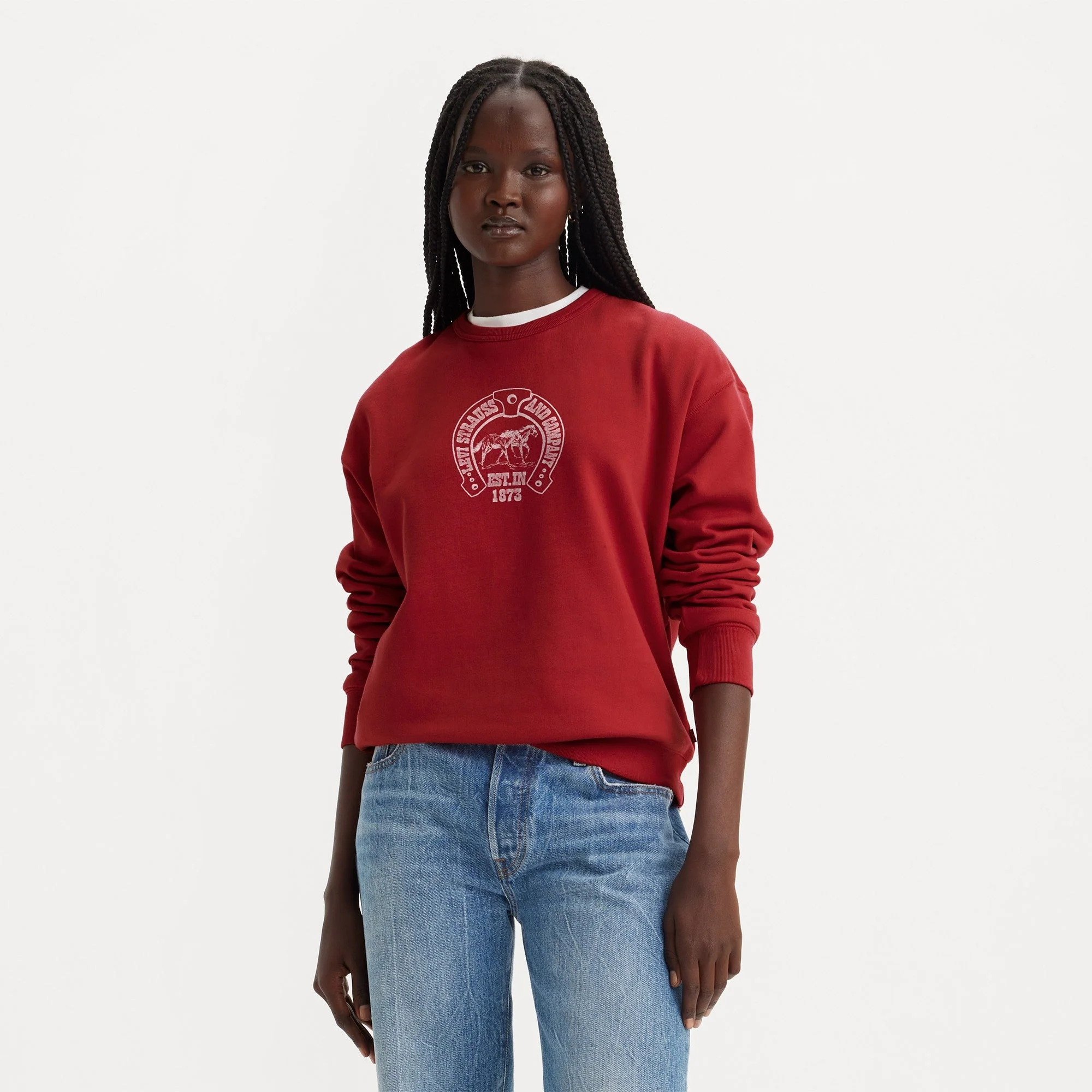 Levi’s® Women’s Graphic Heritage Crewneck Sweatshirt