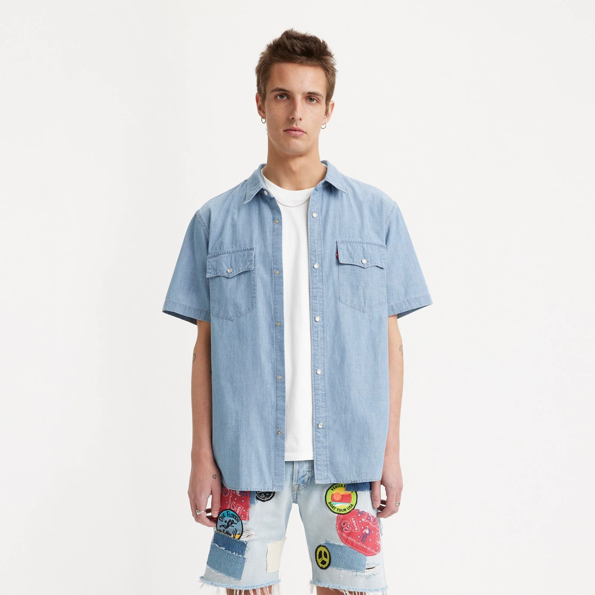 Levi's® Men's Short-Sleeve Relaxed Fit Western Shirt