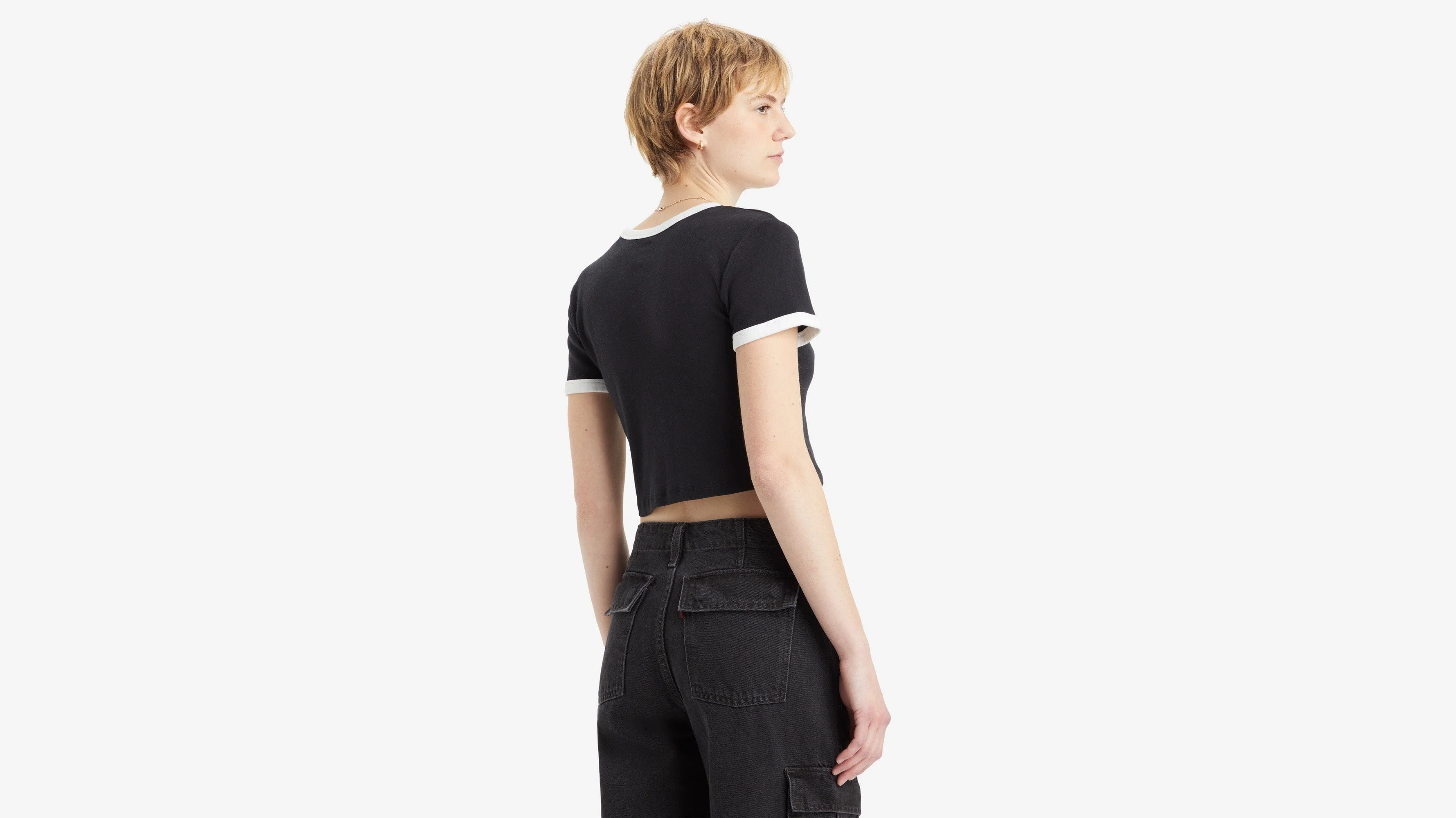 Levi's® Women's Graphic Mini Ringer T-Shirt