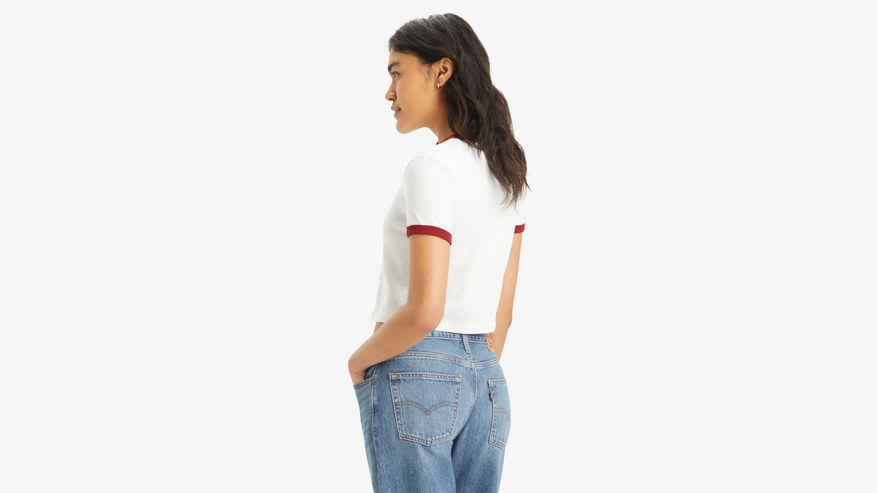 Levi's® Women's Graphic Mini Ringer T-Shirt