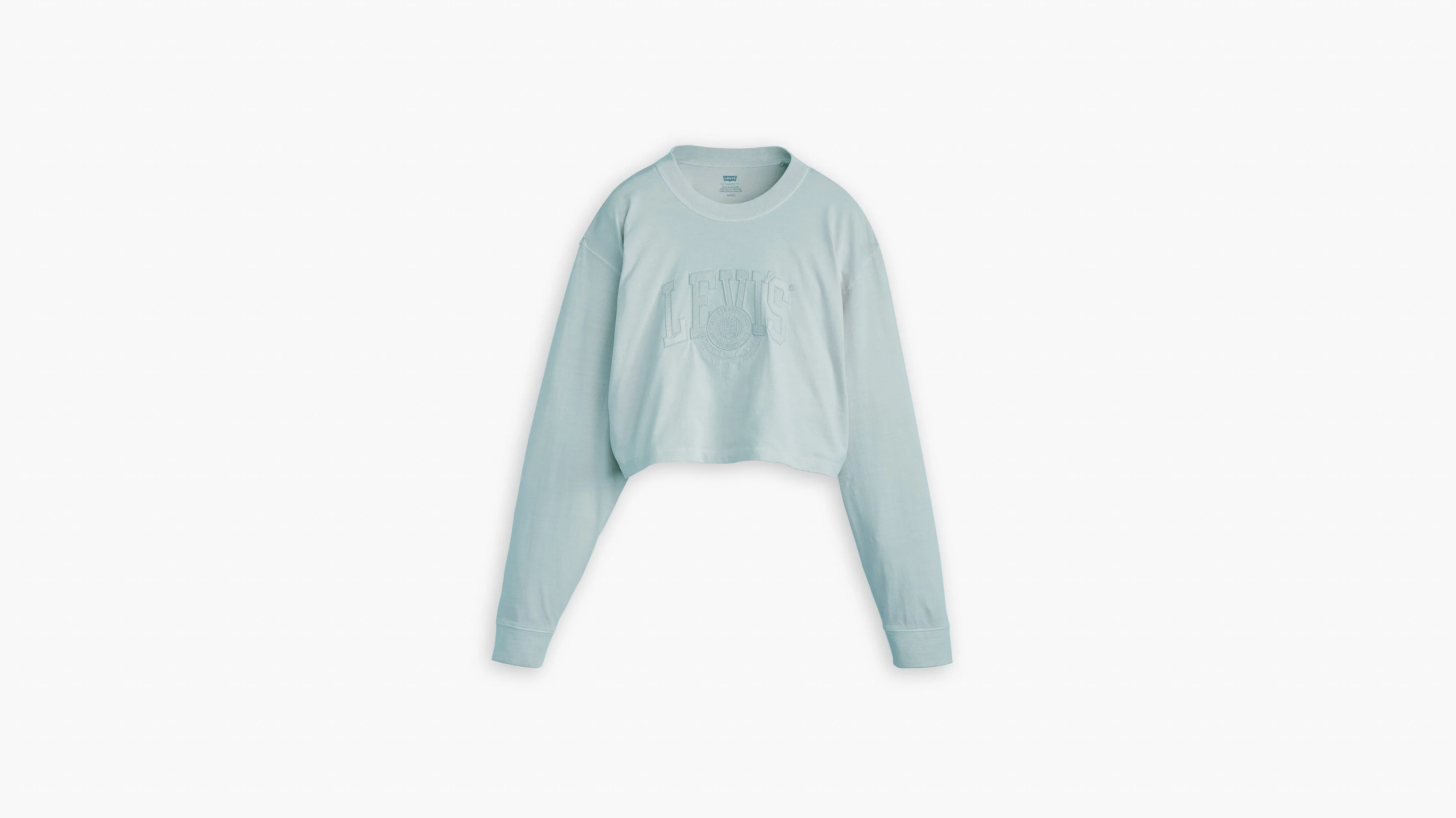 Levi's® Women's Cropped Long-Sleeve Football Tee