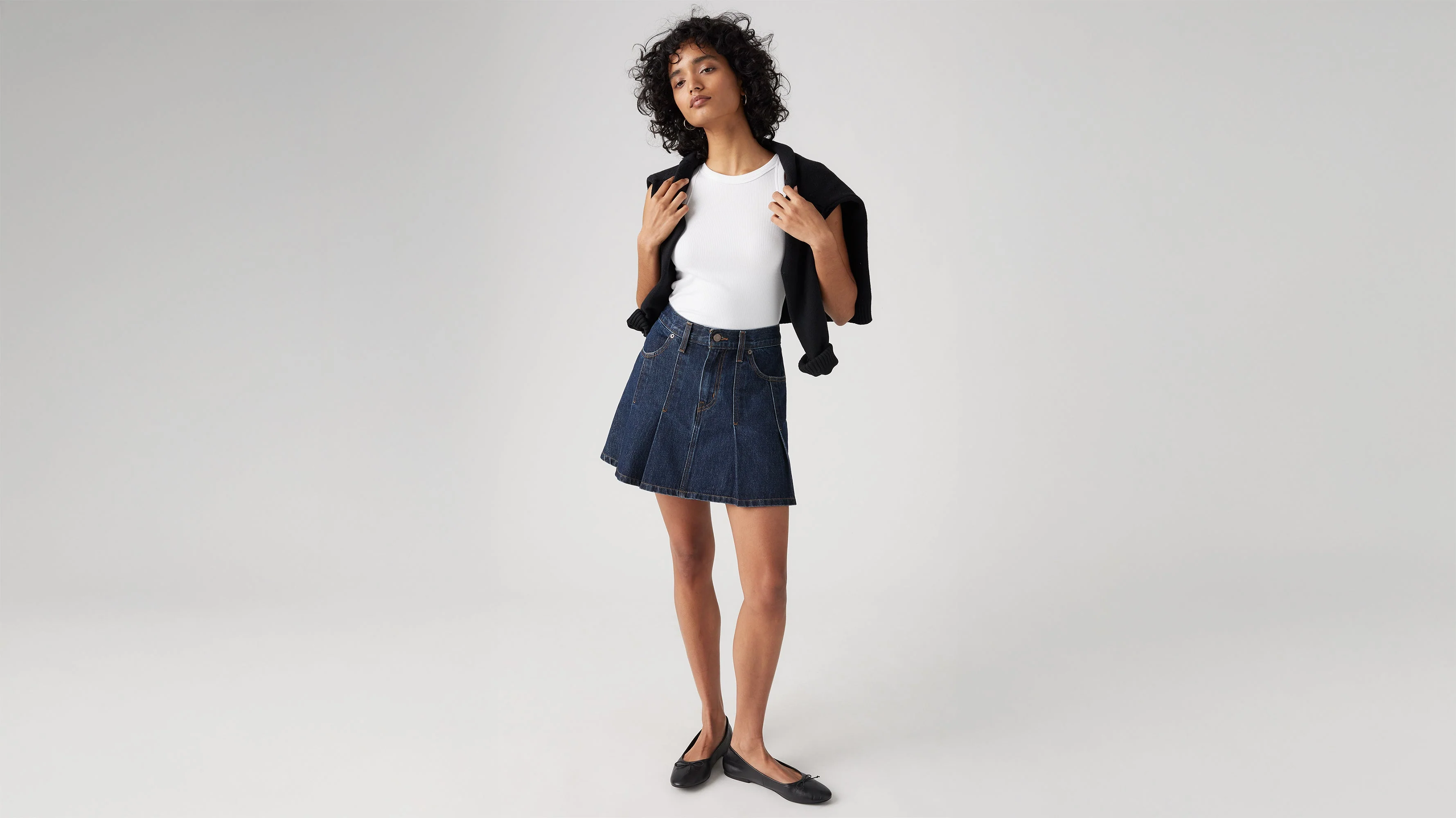 Levi's® Women's Pleated Mini Skirt