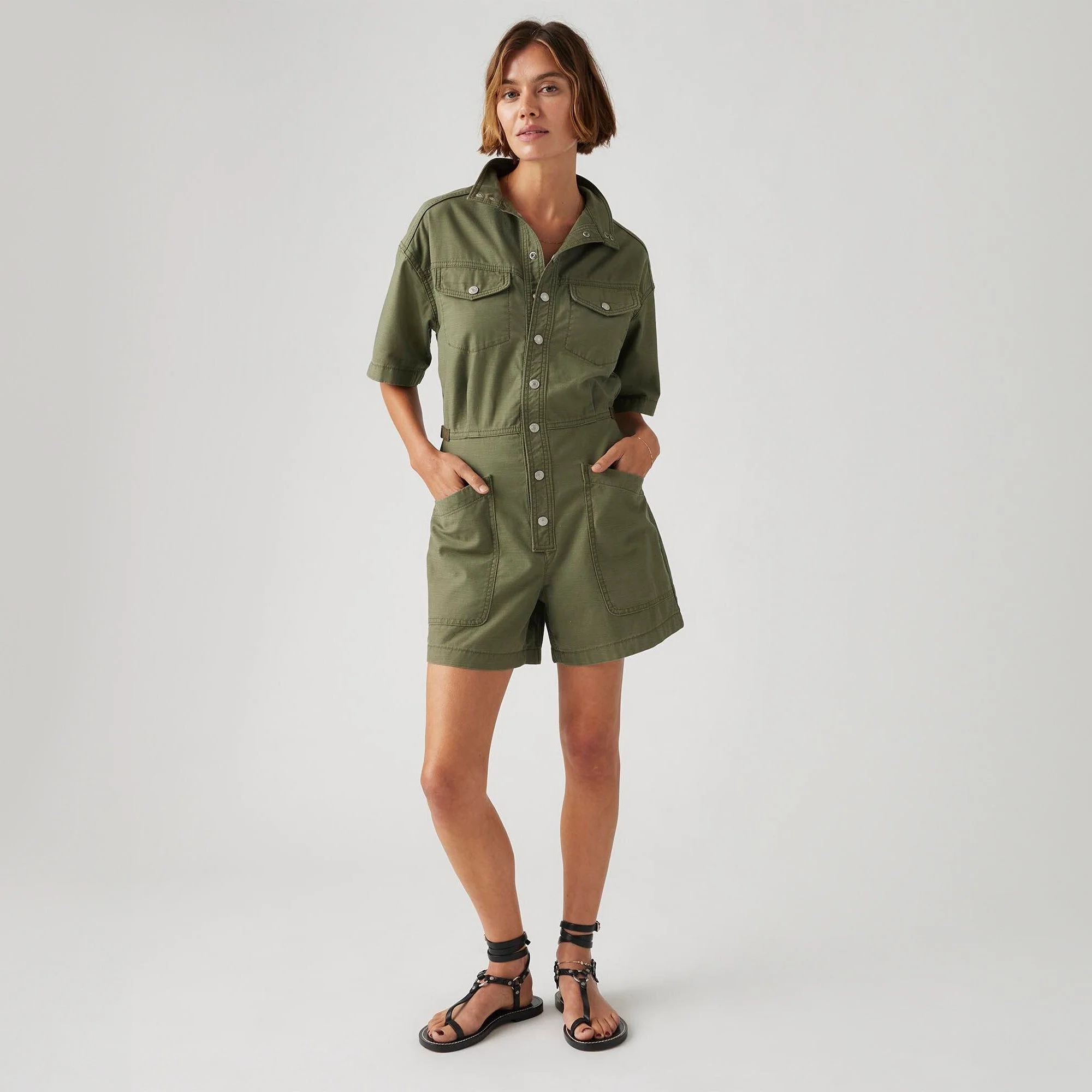 Levi's® Women's Short-Sleeve Surplus Romper