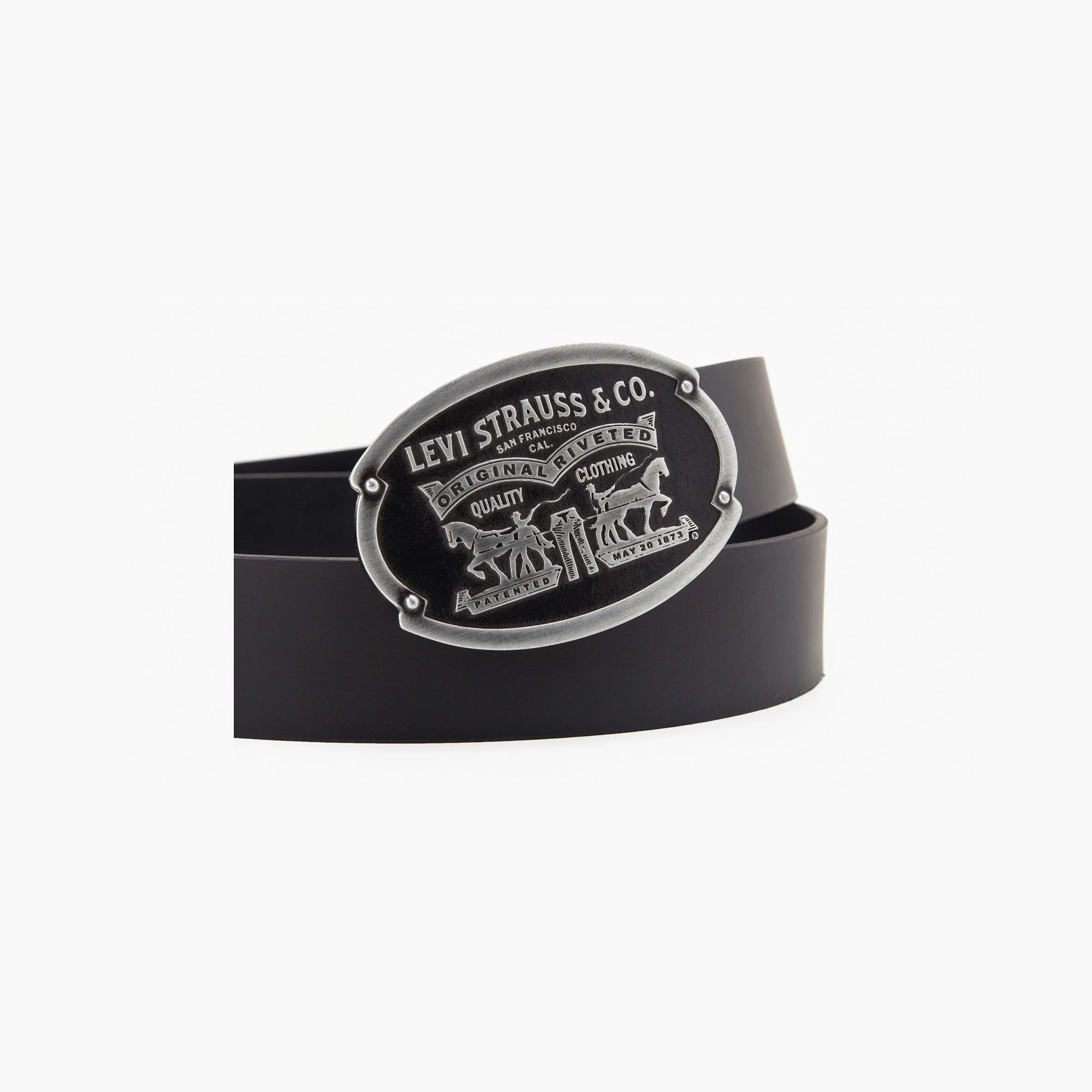 Levi's® Men's Billy Plaque Belt