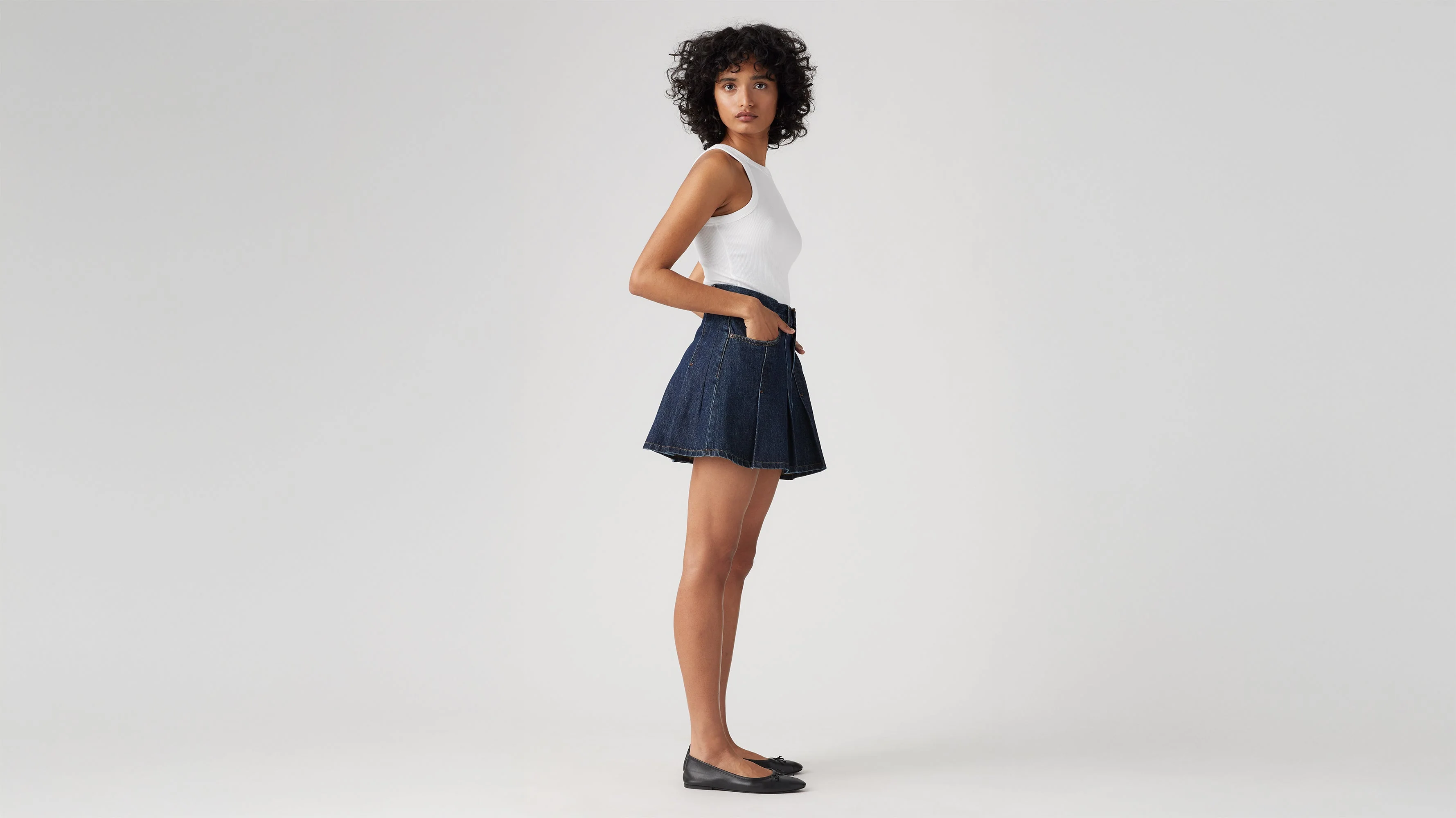 Levi's® Women's Pleated Mini Skirt