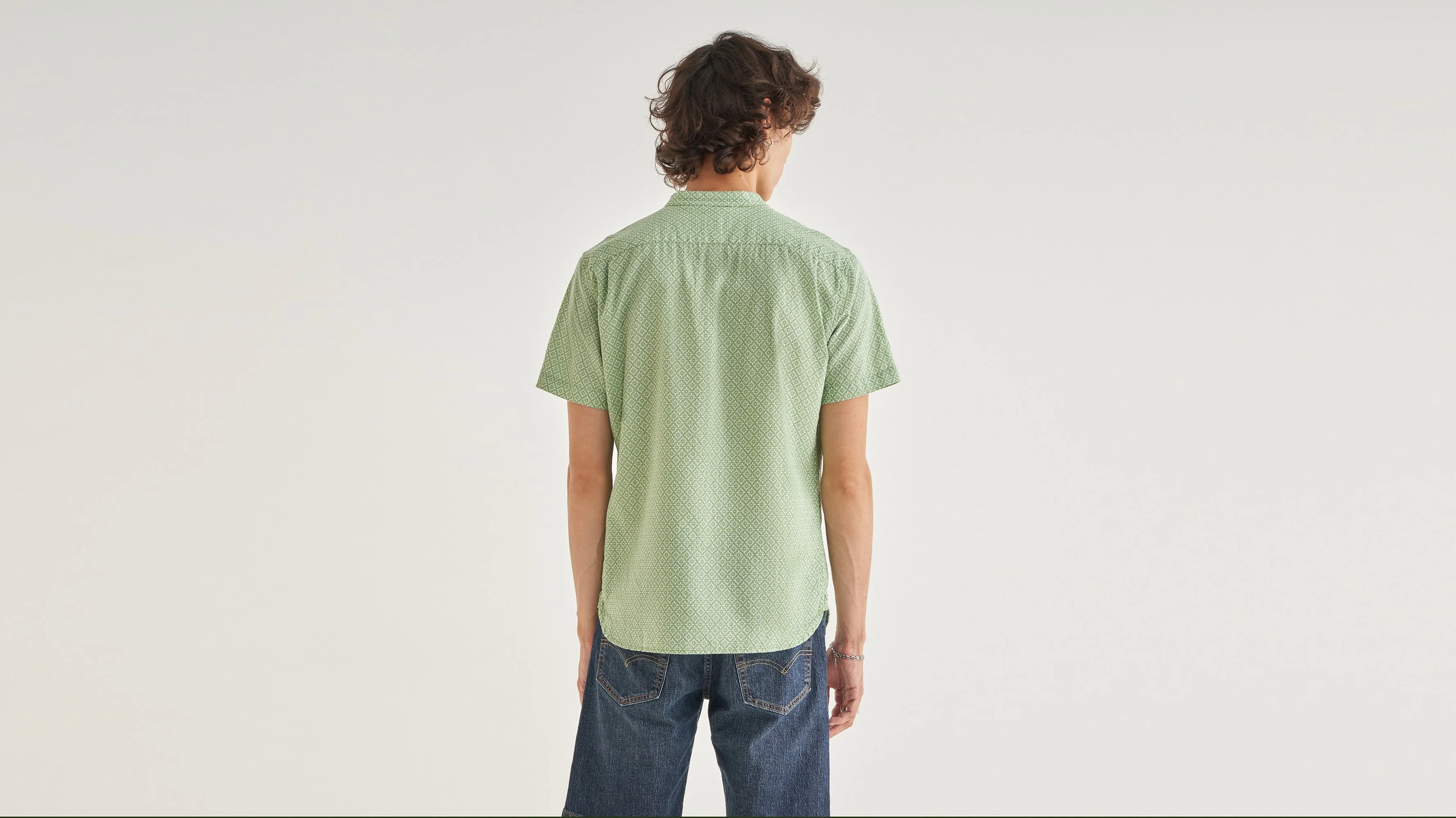 Levi's® Men's Short-Sleeve Banded Collar Shirt