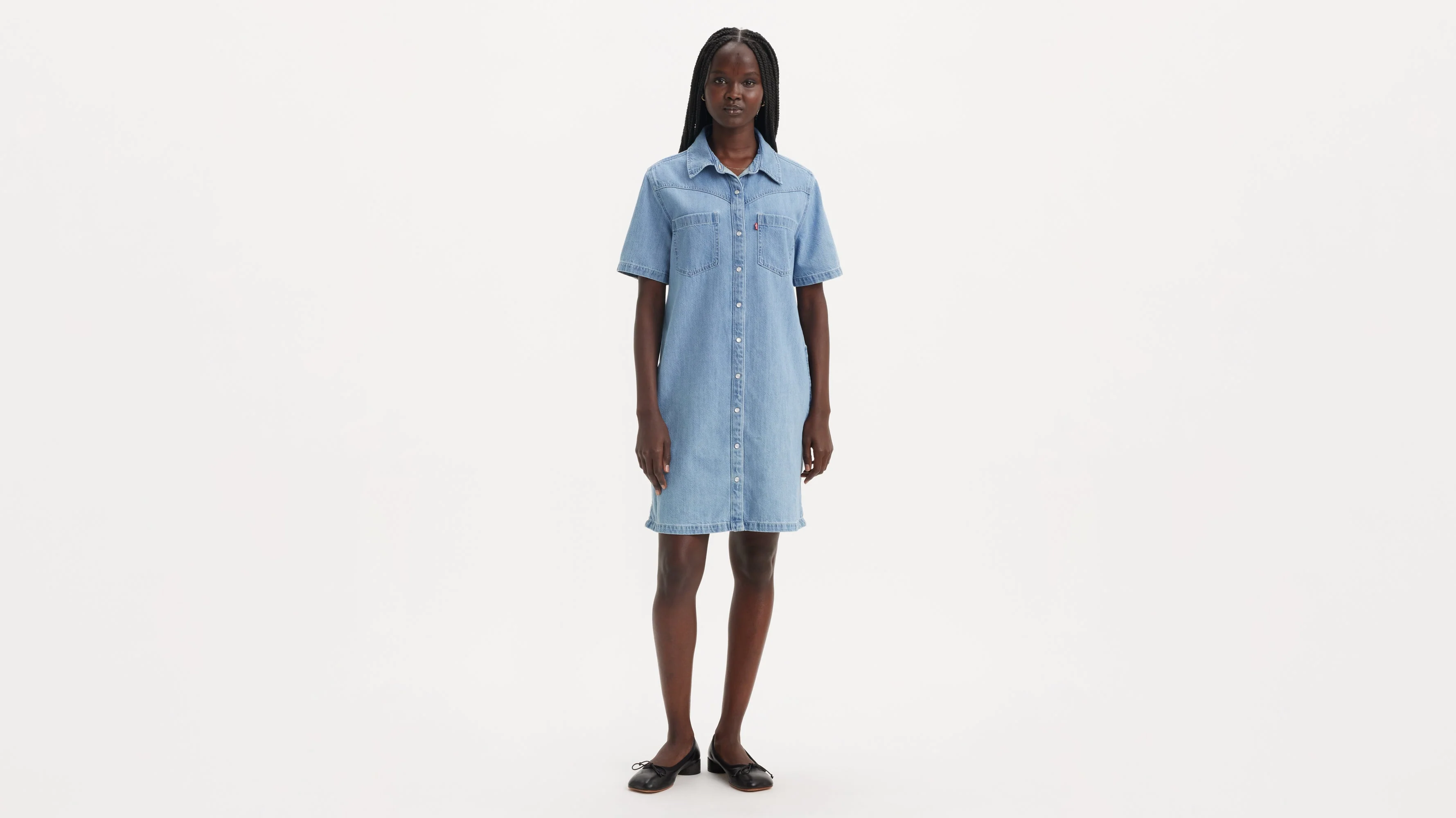 Levi's® Women's Louisa Short-Sleeve Denim Dress