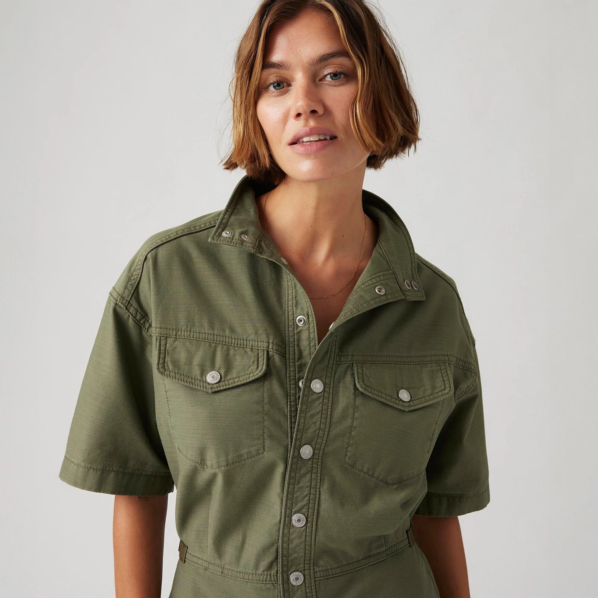 Levi's® Women's Short-Sleeve Surplus Romper