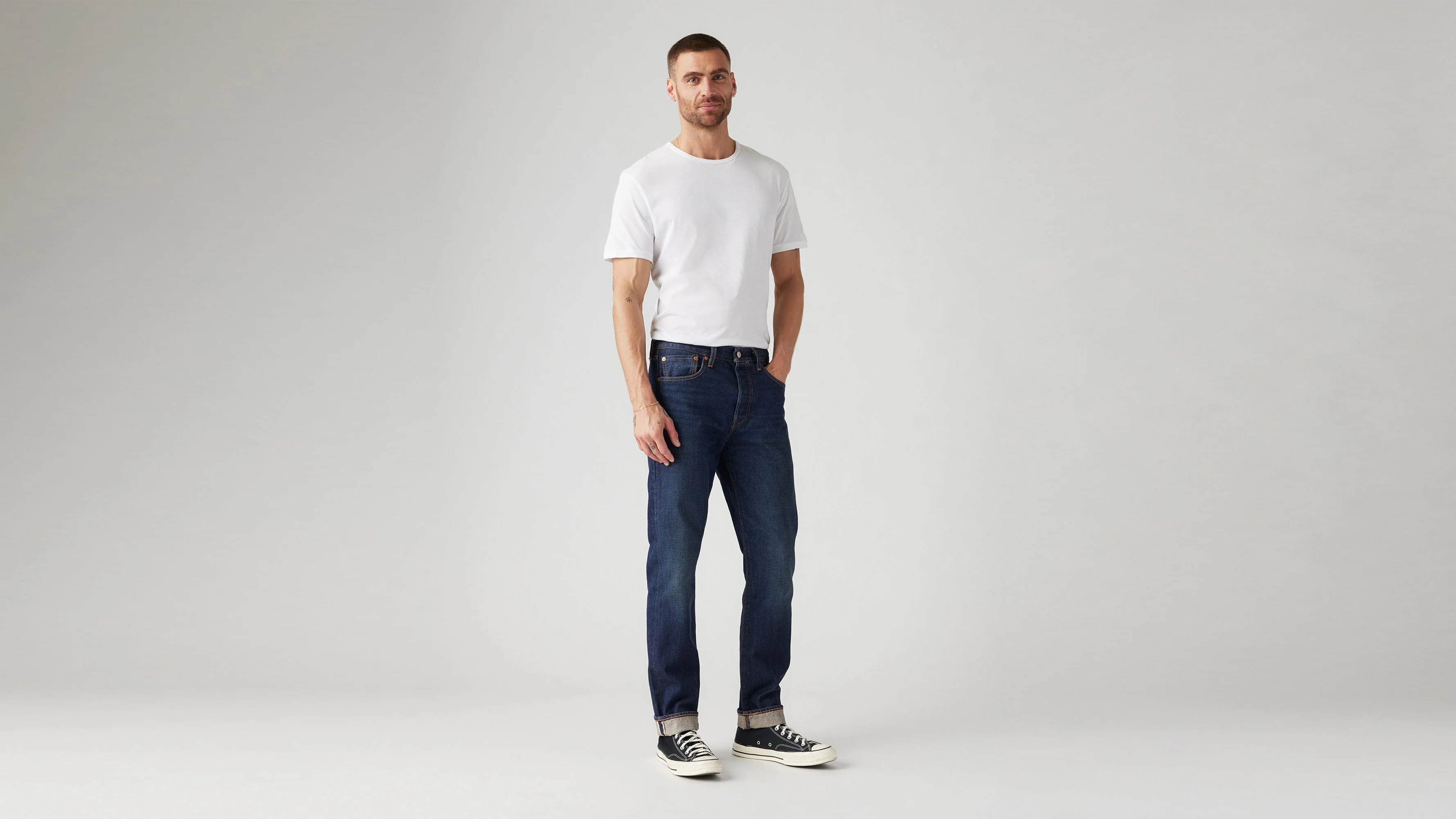 Levi's® Men's 501® Slim Taper Selvedge Jeans
