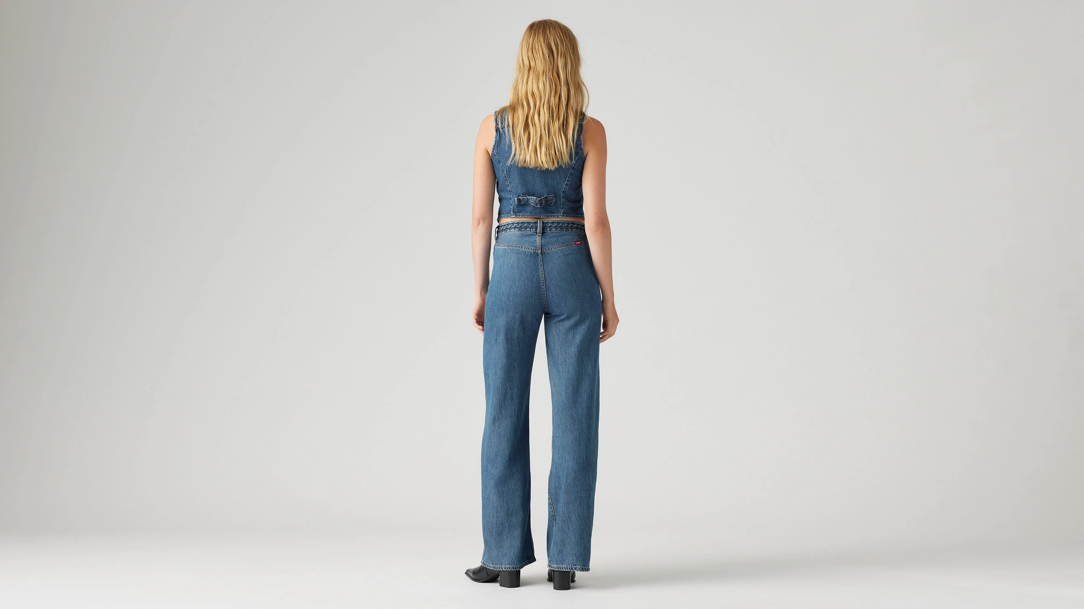 Levi's® Women's Ribcage Wide-Leg Braided Jeans