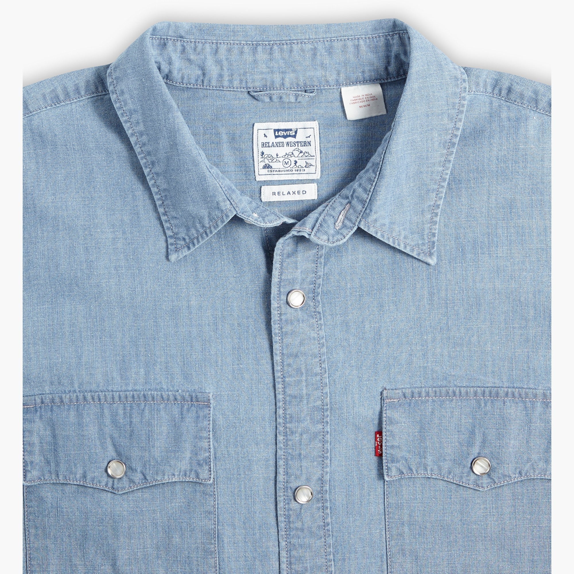 Levi's® Men's Short-Sleeve Relaxed Fit Western Shirt