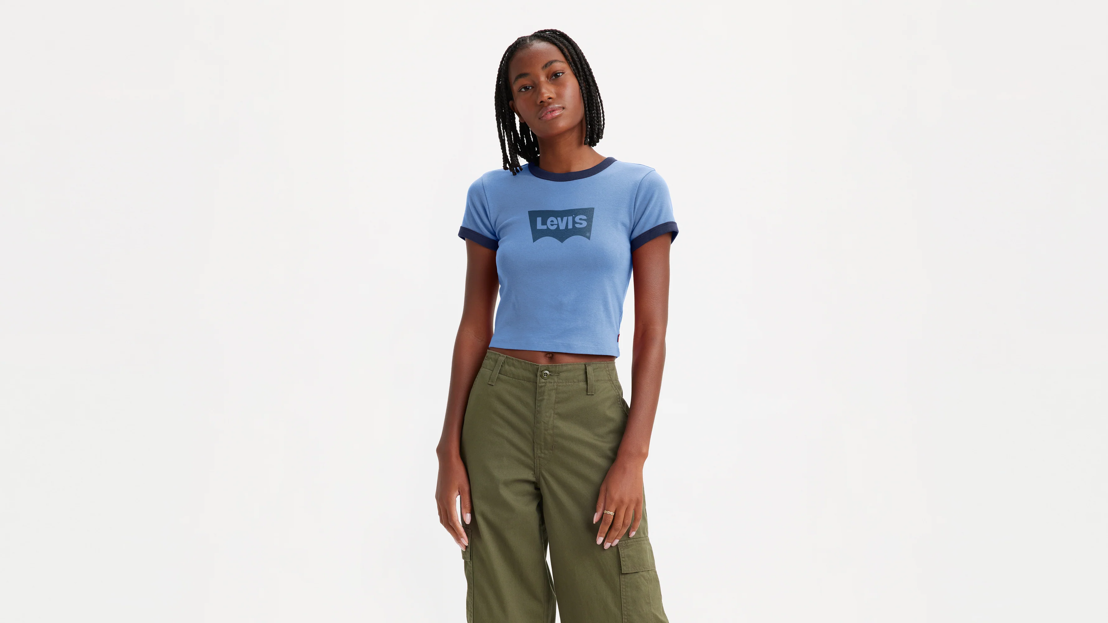 Levi's® Women's Graphic Ringer Mini T-Shirt