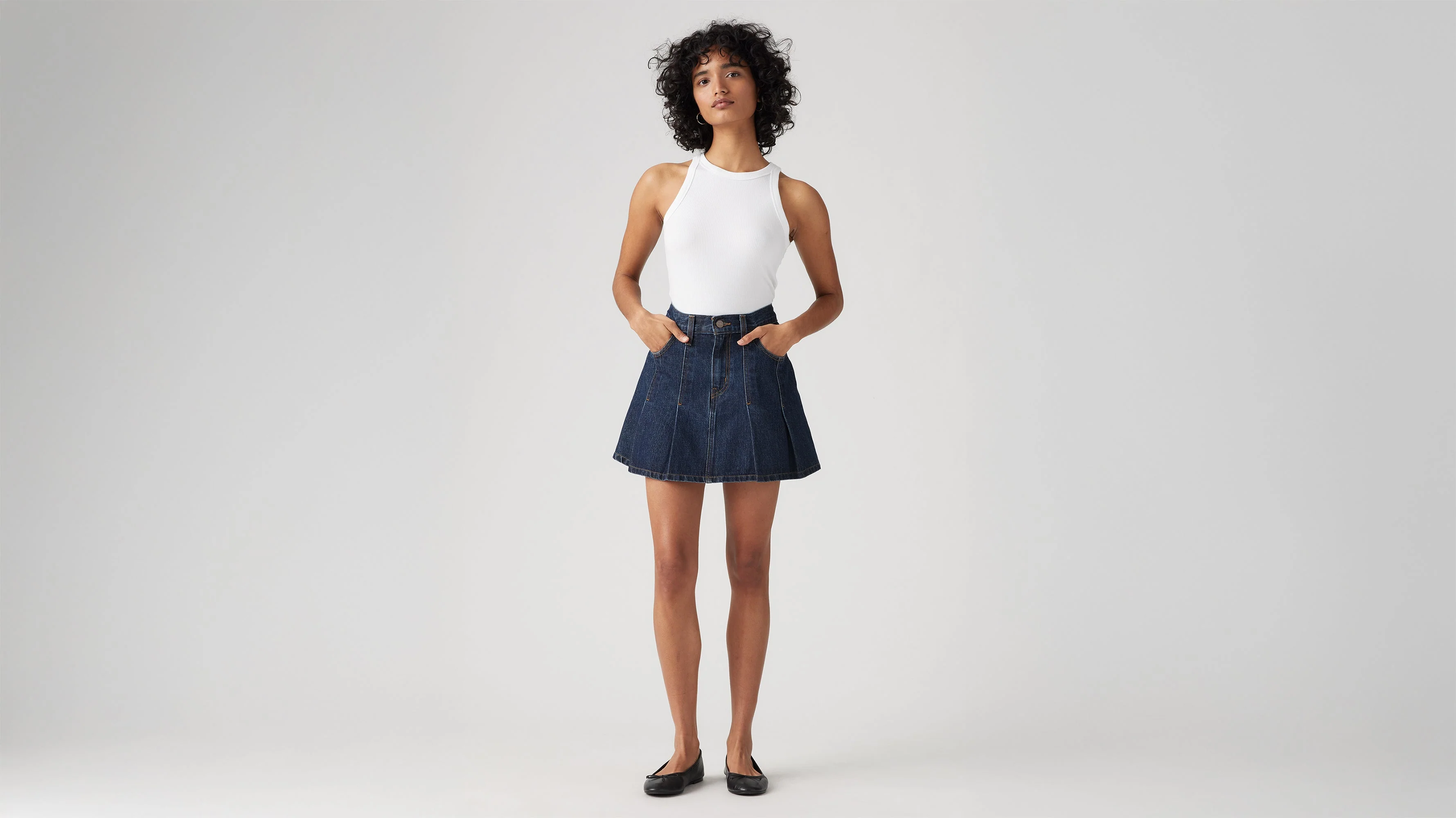 Levi's® Women's Pleated Mini Skirt