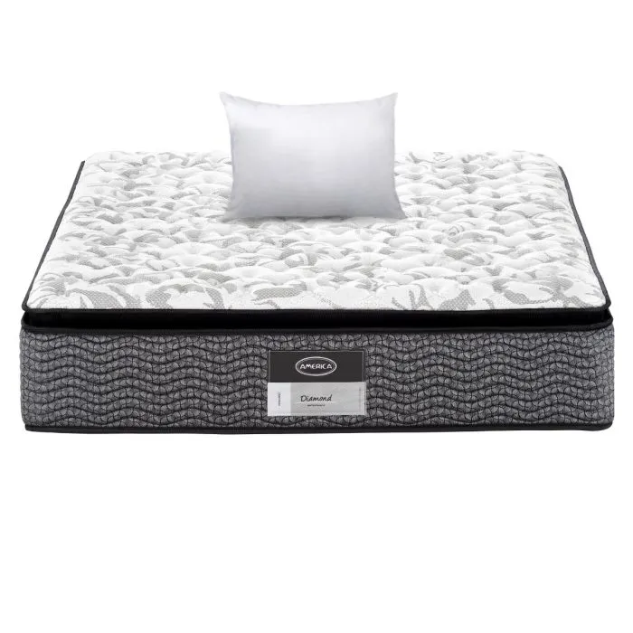 America Colchón Diamond + 1 Almohada de Regalo - Individual