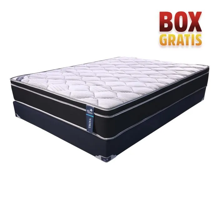 Colchon y Box Elite Comfort Troya