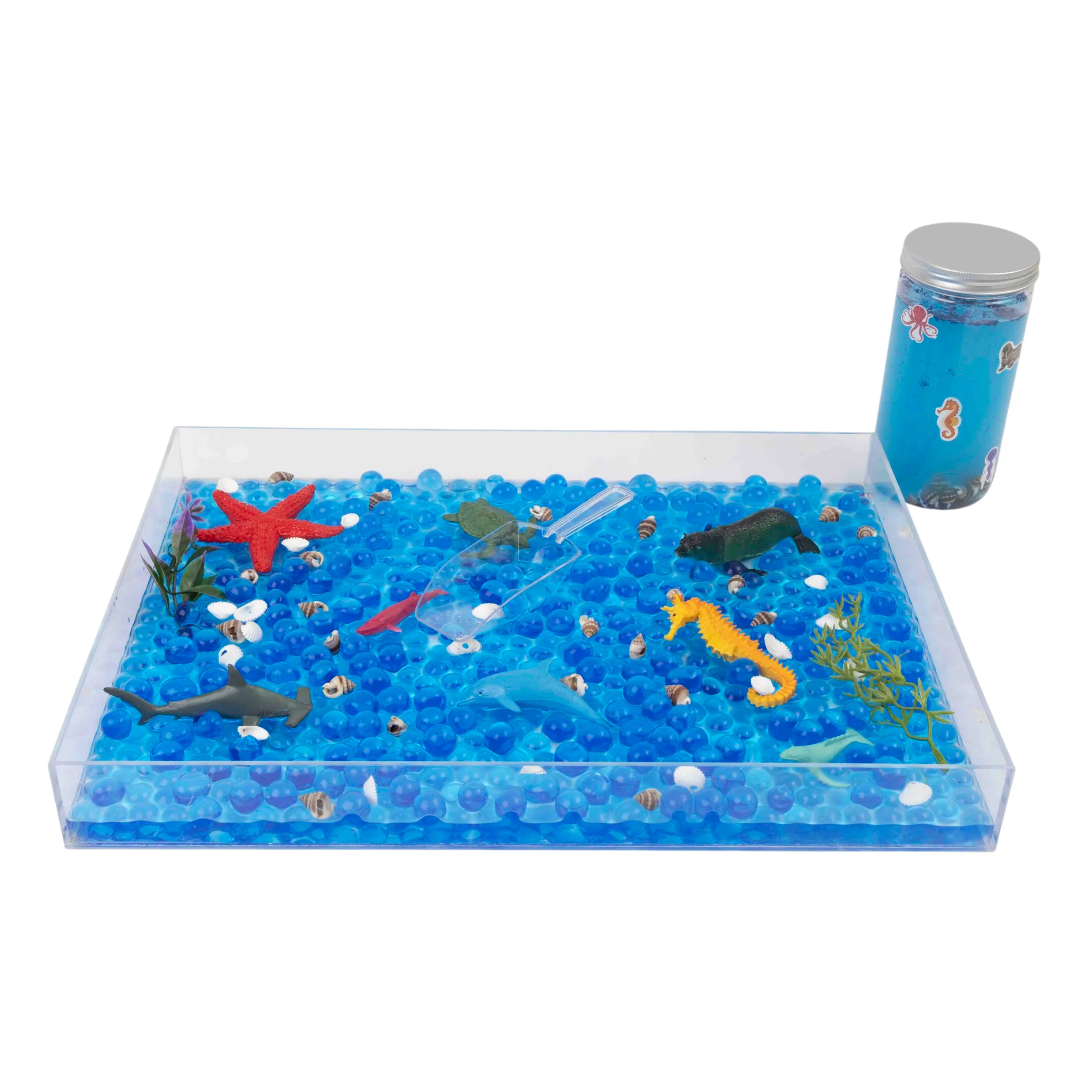 Ocean  I  I Sea Animals With Water Beads I For Kids 3-7 Years I Water Sensory Play