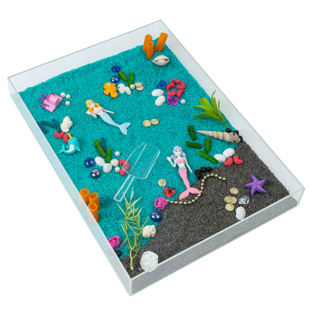 I Mermaid Dolls With Coloured Rice I For Kids 3- 7 Years I Unique Gift Toy