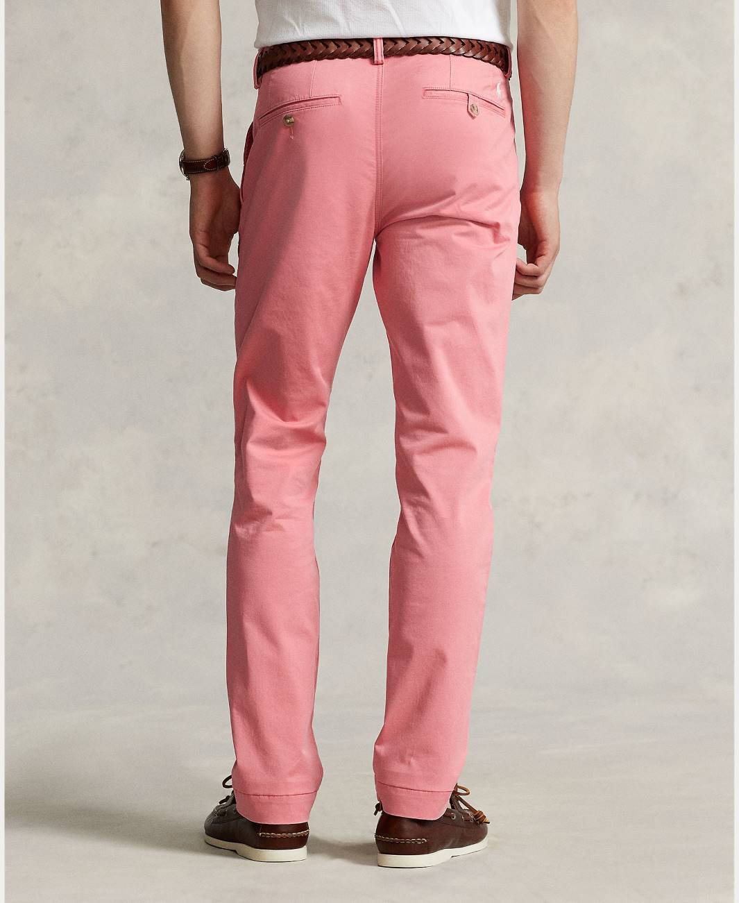 WASHED STRETCH SLIM FIT CHINO