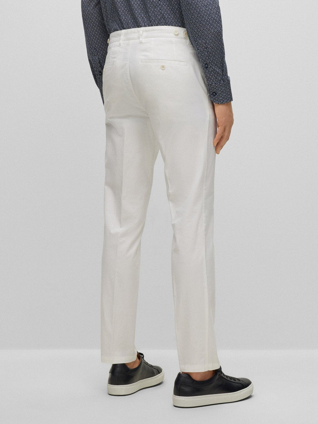 SLIM-FIT TROUSERS IN STRETCH COTTON